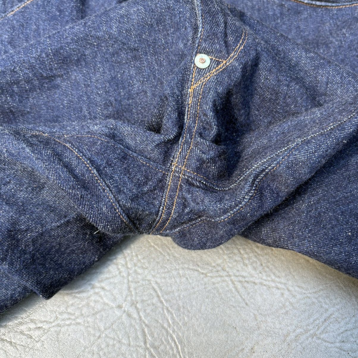 Ooe Yofukuten Ooe Yofukuten No.1124xx Blue Denim Overalls Linen Sewed 31 Size US 31 - 18 Thumbnail