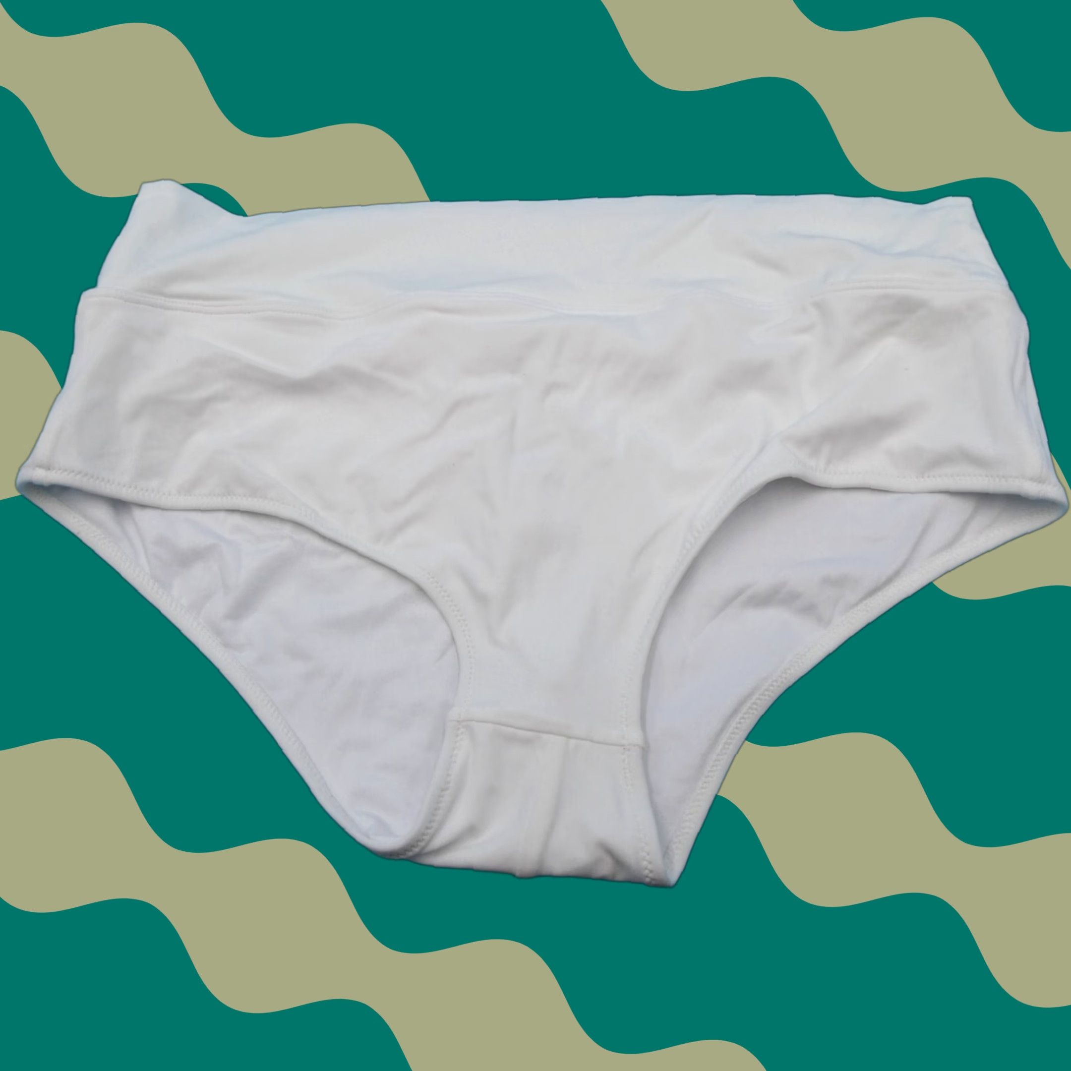 Victoria's Secret Women's Bottom Swimwear High-Waisted 2XL White Beach Quick Dry Logo Bottoms