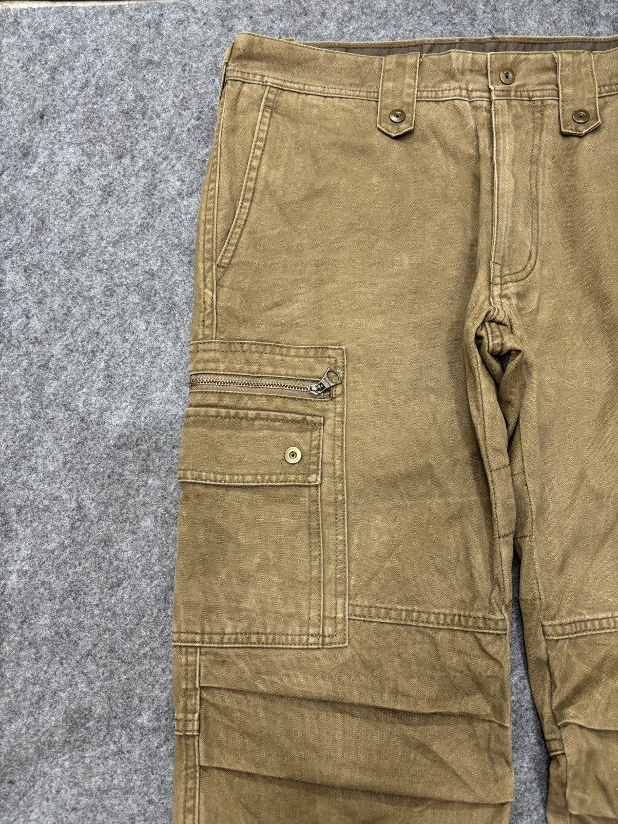 ABAHOUSE 💥Multipockets💥Sick Style Military Abahouse Cargo Pant F639 Size US 33 - 4 Thumbnail
