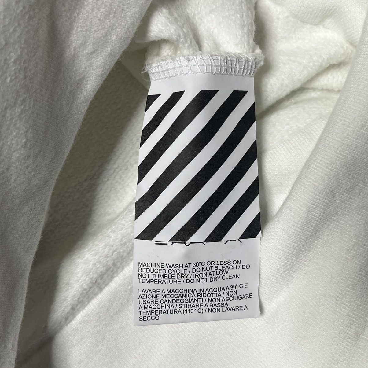 Off-White oversized off-white hoodie Size US M / EU 48-50 / 2 - 10 Thumbnail