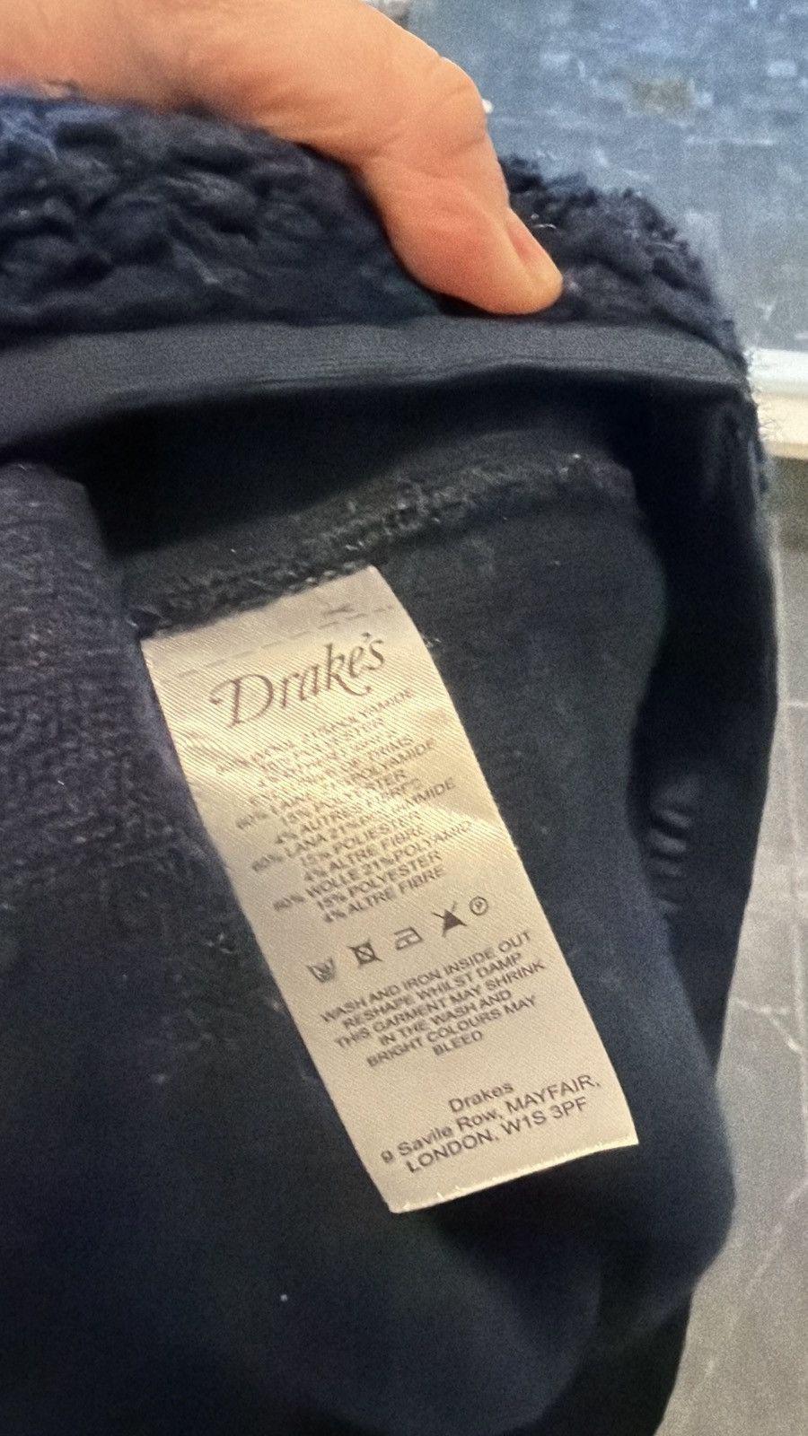 Drake's Drake’s Military Fleece Sweatshirt Crewneck Boucle Wool Size US L / EU 52-54 / 3 - 4 Thumbnail