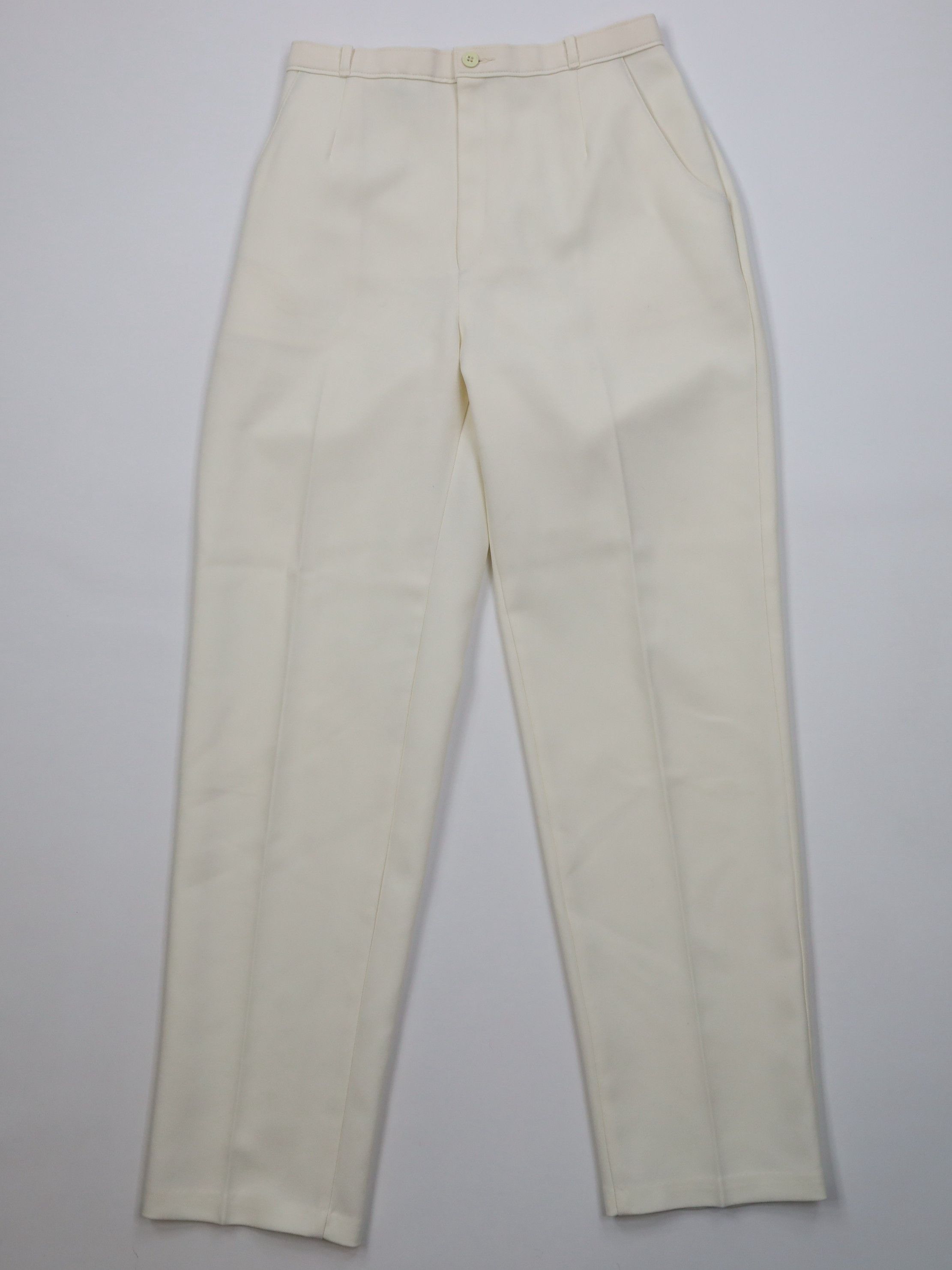 Levi's Vintage 70s Levis Knit Straight Leg Chino Pants Cream USA Size 34" / US 12 / IT 48 - 1 Thumbnail