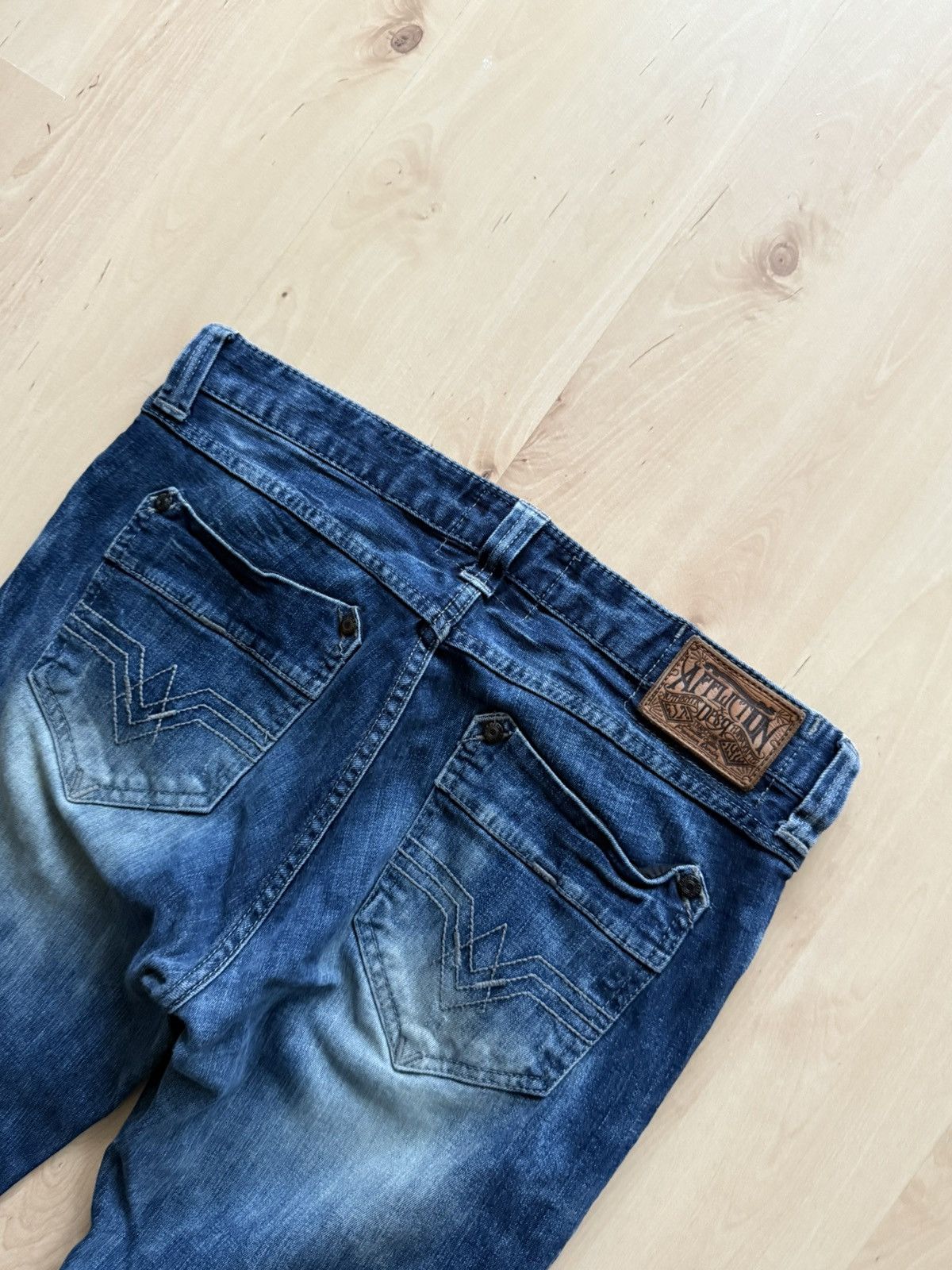 Affliction Affliction Gage Washed Korean Denim jeans vintage Size US 34 / EU 50 - 8 Thumbnail