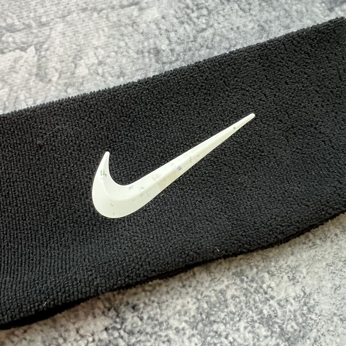 Nike Nike Vintage Headband Swoosh Men's Black Polyester One Size Size ONE SIZE - 2 Thumbnail