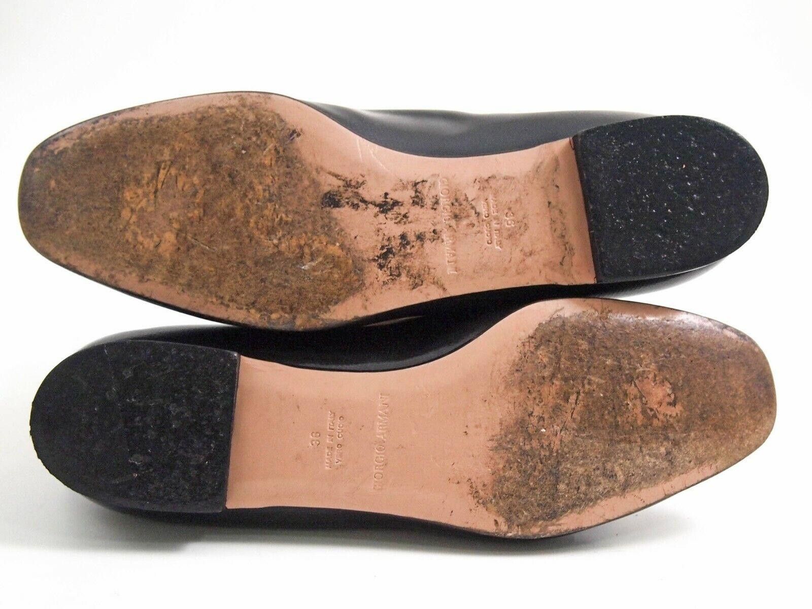 Giorgio Armani Giorgio Armani Loafers Metallic Gray Pat Leather EU 36 US 6 Size US 6 / IT 36 - 8 Thumbnail