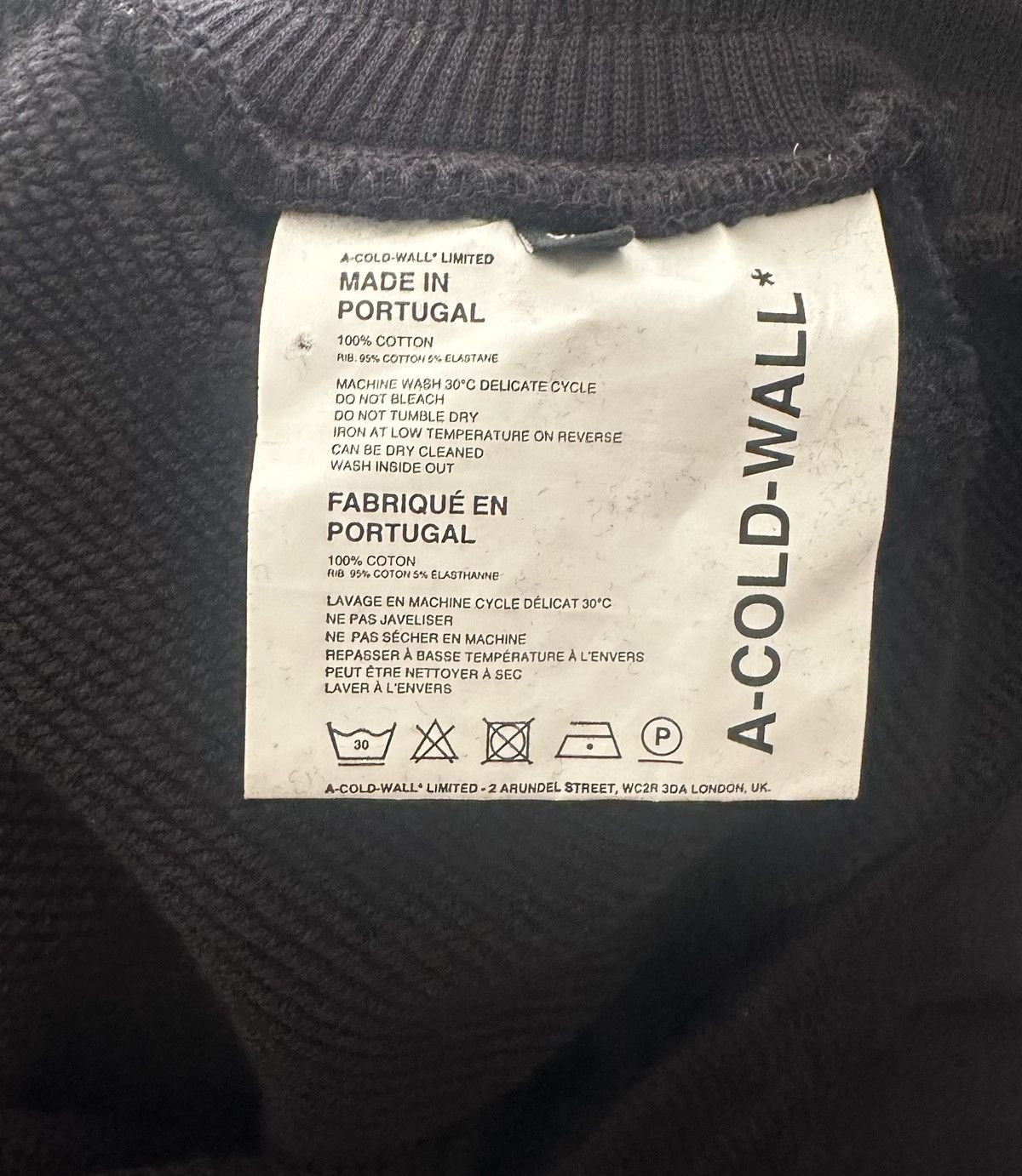 A-COLD-WALL* A - COLD - WALL Embroidered logo Sweatpants Size US 35 - 5 Thumbnail