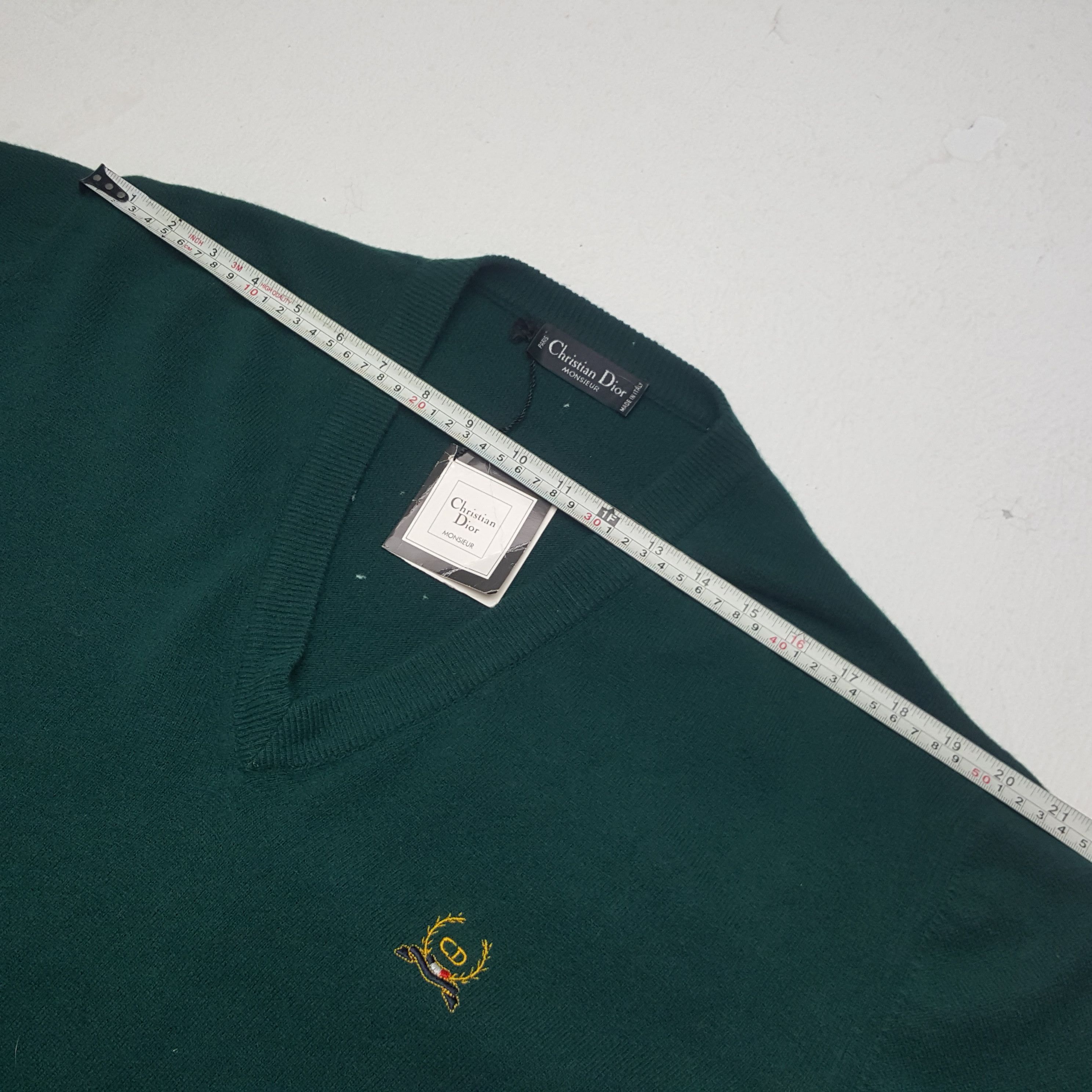 Christian Dior Monsieur × Vintage Vintage Christian Dior Monsieur Italian Brand Sweatshirt Size US L / EU 52-54 / 3 - 6 Thumbnail