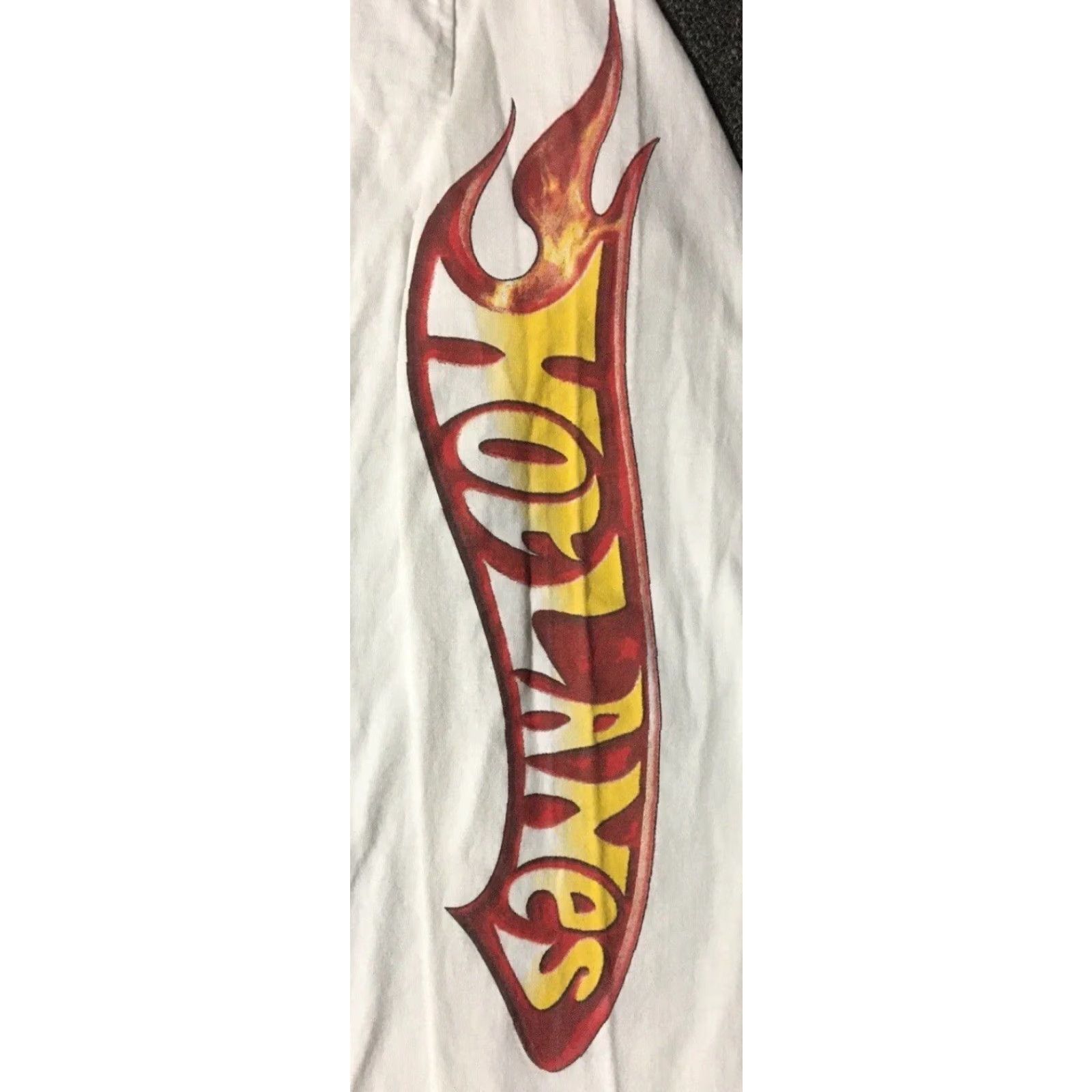 Vintage Vtg Hot Wheels Flames Parody Shirt S Fire Funny Biker Grunge Punk Skate 90s Y2K Shirt Mens XL Black Grunge Harley Harley Davidson 80s Vintage Size US XL / EU 56 / 4 - 4 Thumbnail