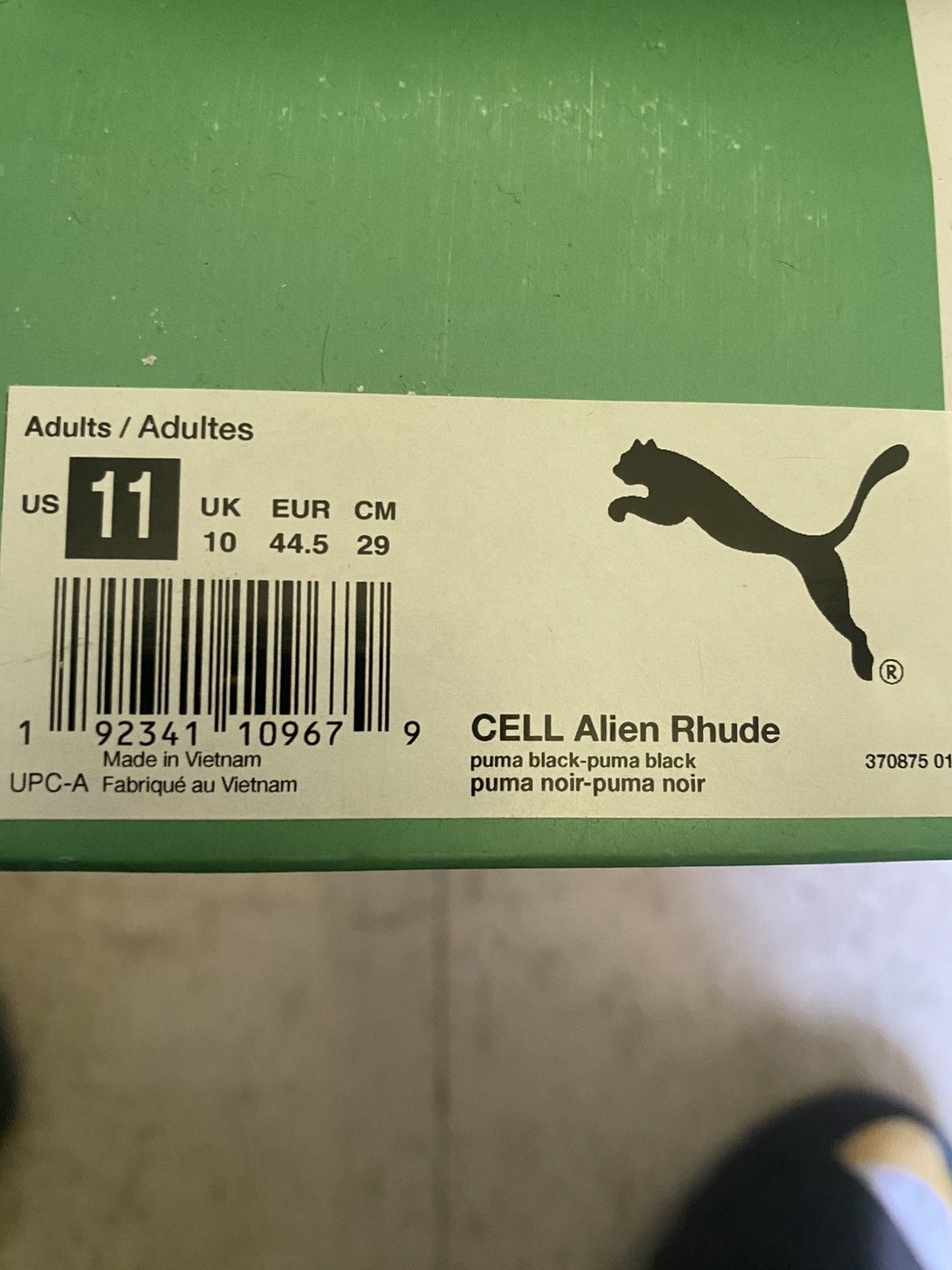Puma × Rhude Puma x Rude Cell Alien Size US 11 / EU 44 - 6 Thumbnail