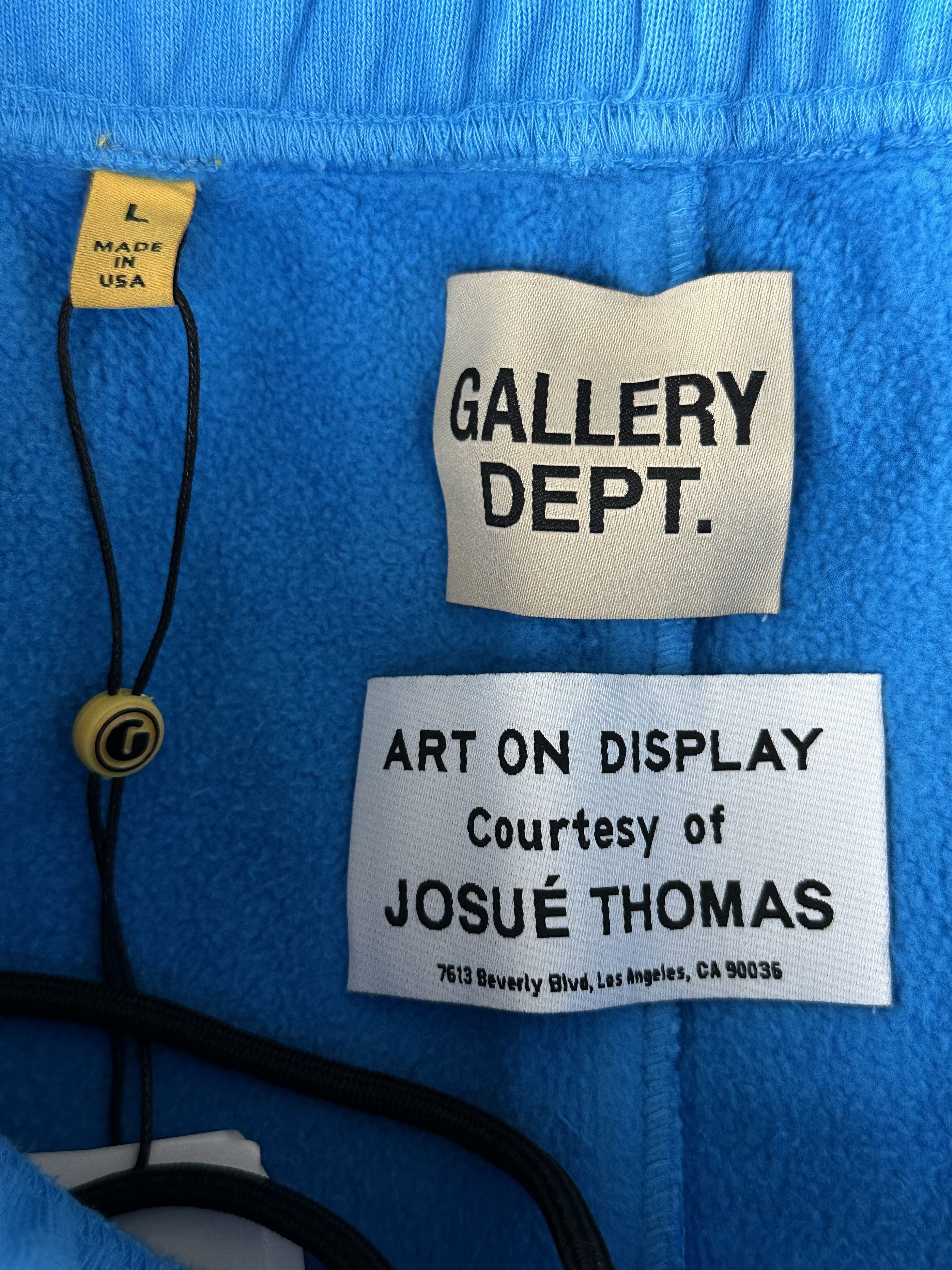 Gallery Dept. Gallery Dept Blue & Black Dept Logo Sweatpants Size US 28 / EU 44 - 3 Thumbnail