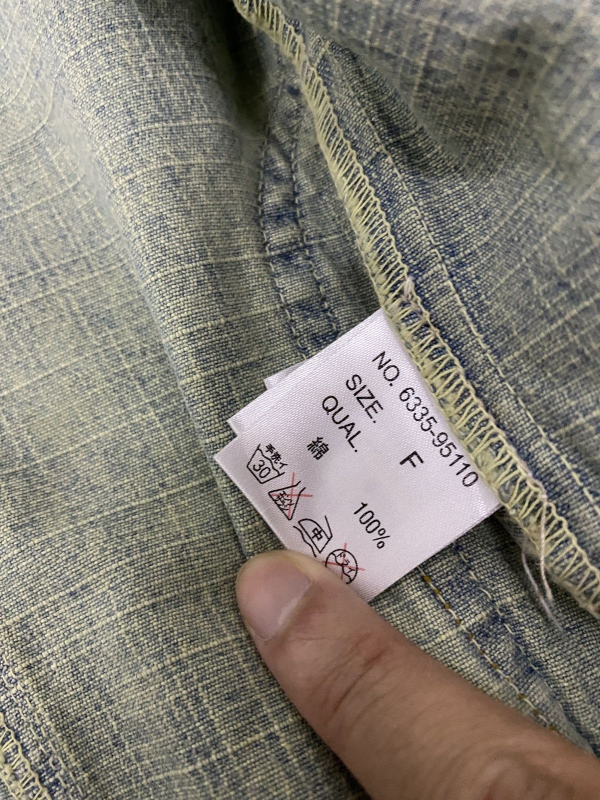 Japanese Brand Kwc symetrical zipper denim jacket Size S / US 4 / IT 40 - 6 Thumbnail