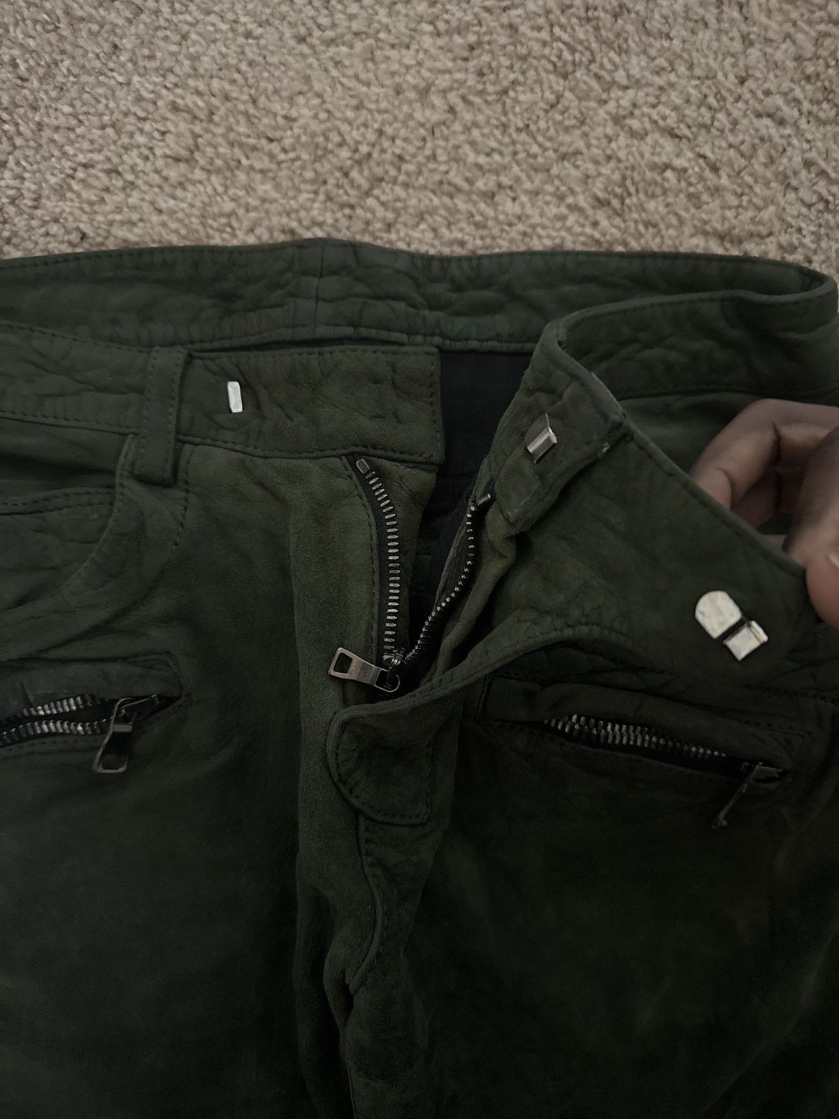 Balmain Balmain Lambskin Bikers Size US 29 - 7 Thumbnail