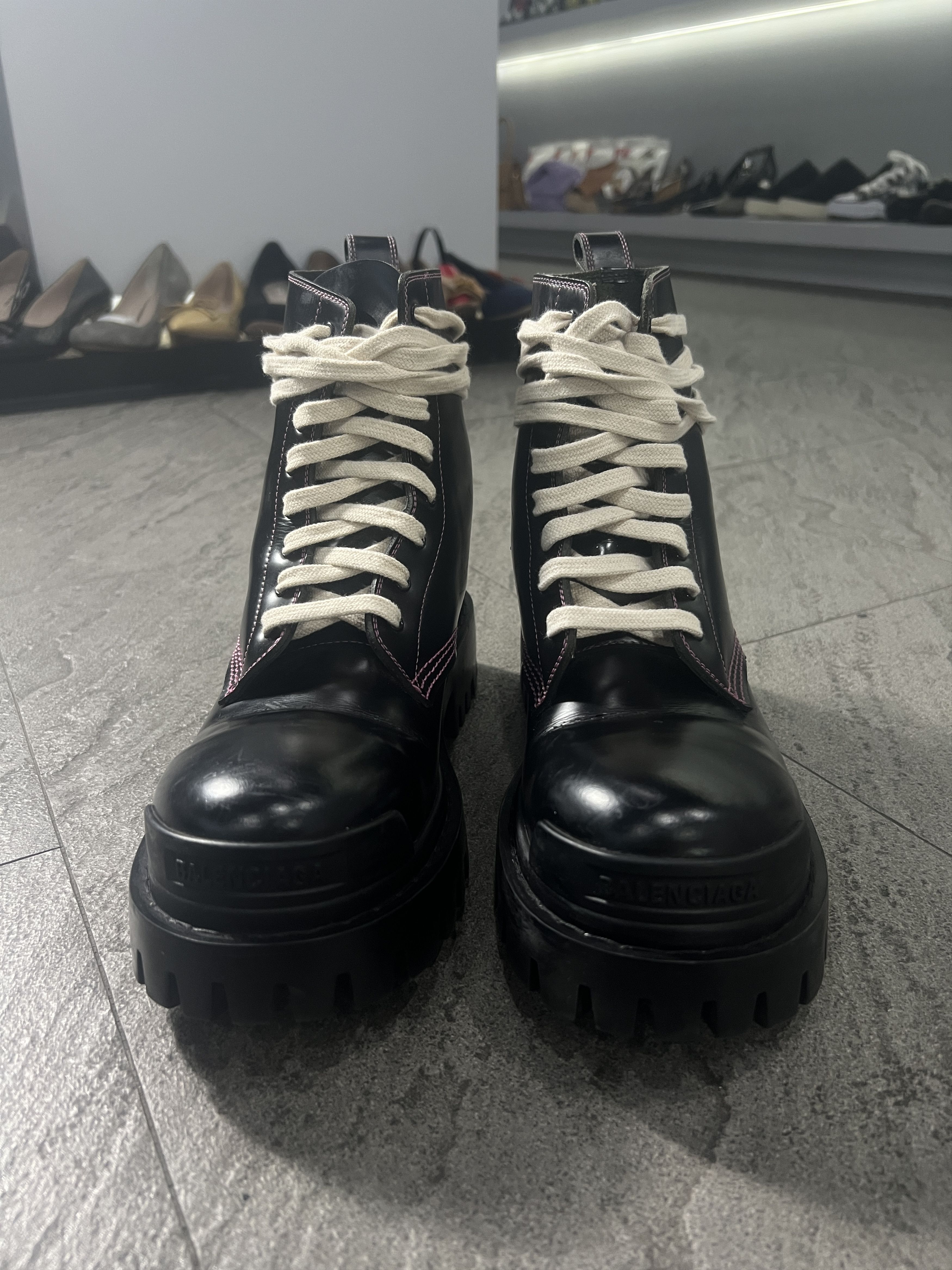 Balenciaga Balenciaga Strike Lace Up Boots EU39 Size US 9 / IT 39 - 3 Thumbnail