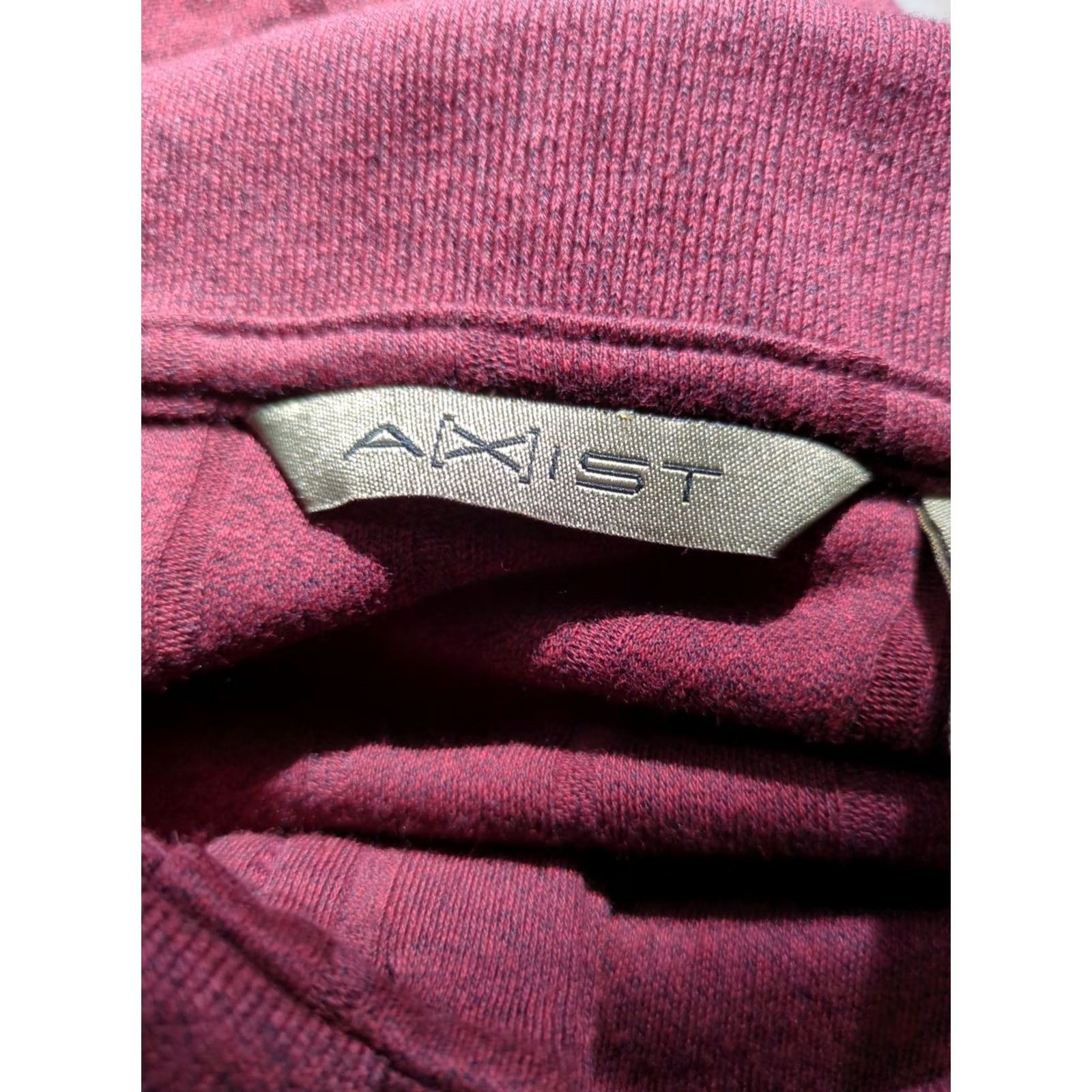 Vintage Axist Mens XL Shirt Short Sleeve Polo Merlot/Black Button-Up Casual Travel Workwear Size US XL / EU 56 / 4 - 2 Thumbnail