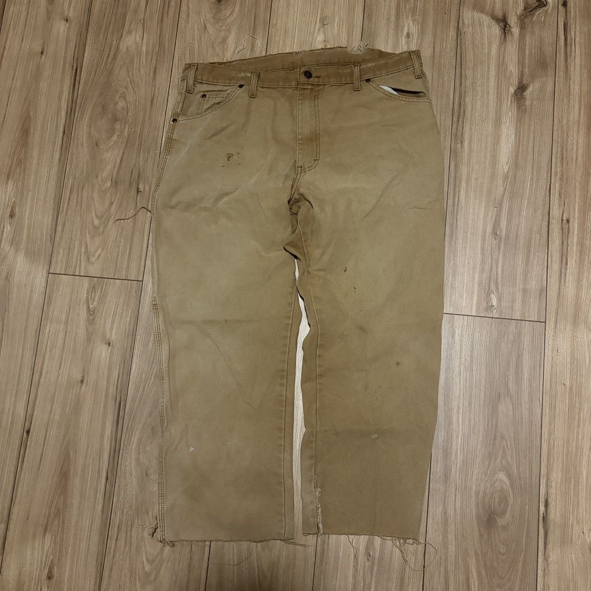 Carhartt Wip Carhartt Men's Canvas Work Khaki Pants Size US 36 / EU 52 - 2 Thumbnail