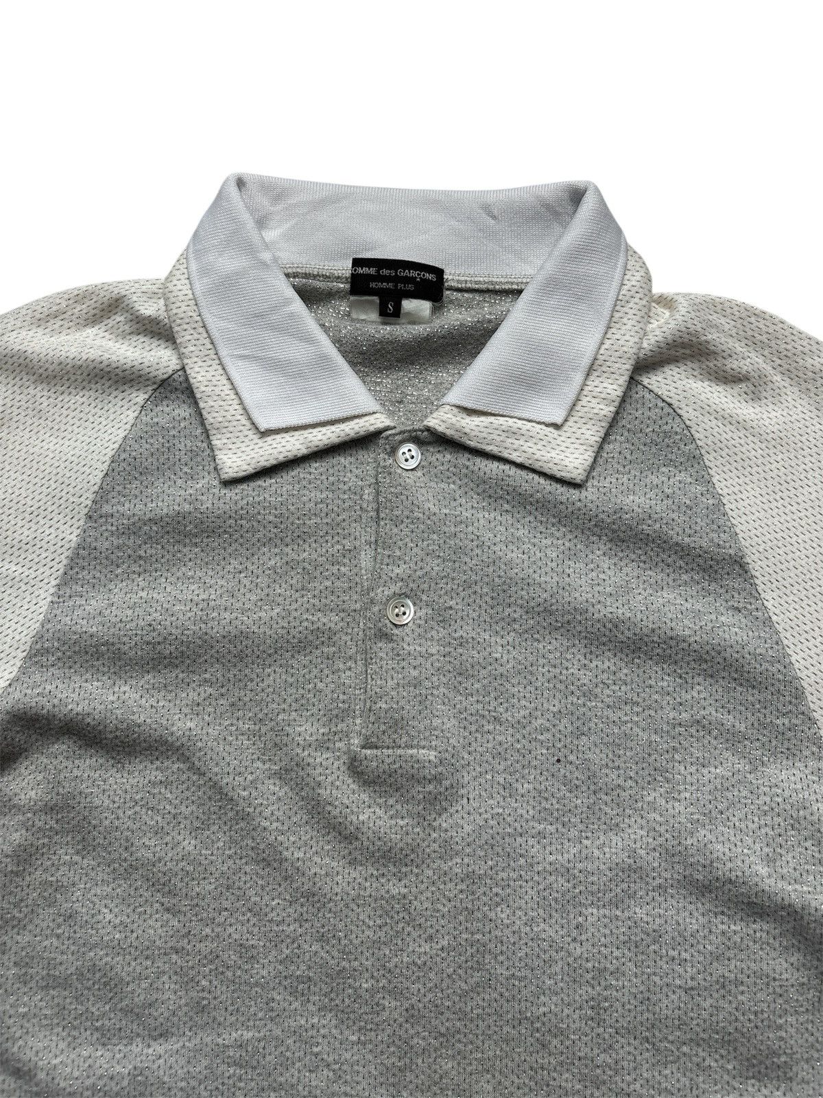 Comme des Garcons Homme Plus SS07 Golden Boy Glitter Polo Shirt Size US S / EU 44-46 / 1 - 2 Thumbnail