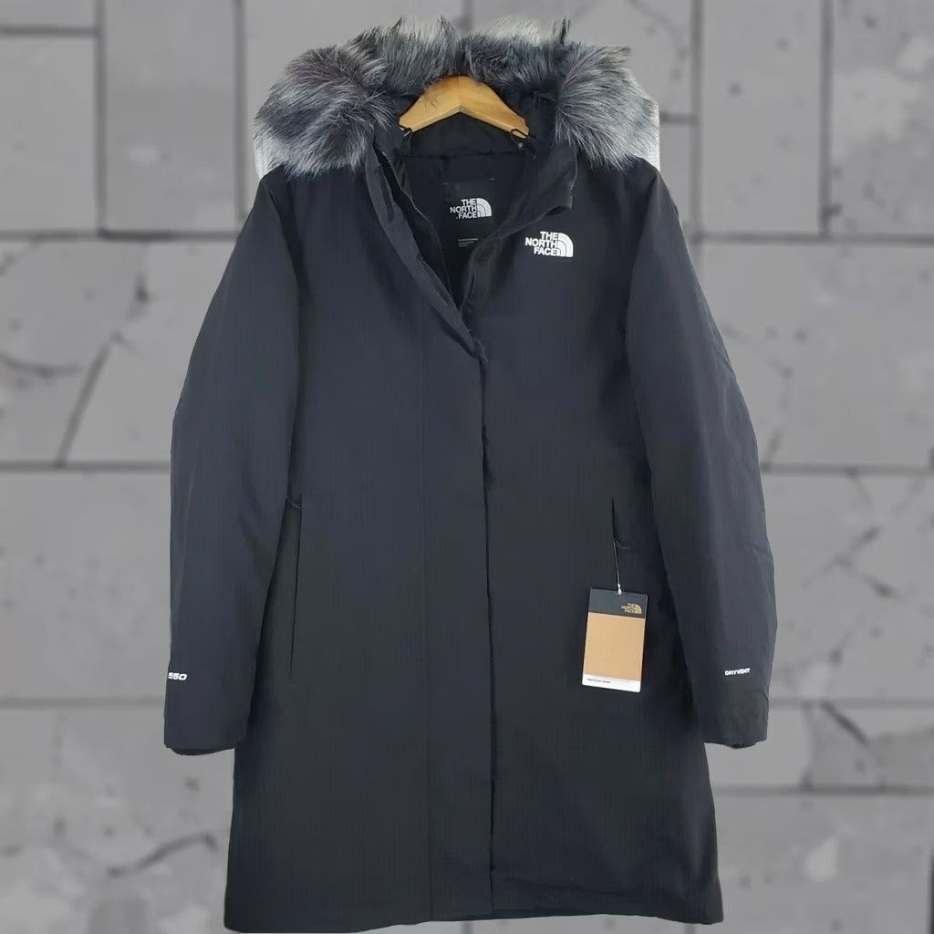The North Face VINTAGE The North Face Arctic PARKA Jacket Womens Medium Black 550 Down Waterproof Hooded Down Insulated Winter Coat Size M / US 6-8 / IT 42-44 - 1 Thumbnail