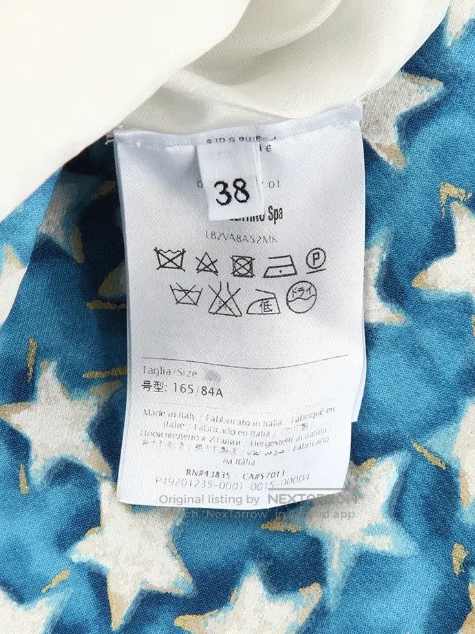 Valentino Valentino Blue star dress Size M / US 6-8 / IT 42-44 - 7 Thumbnail