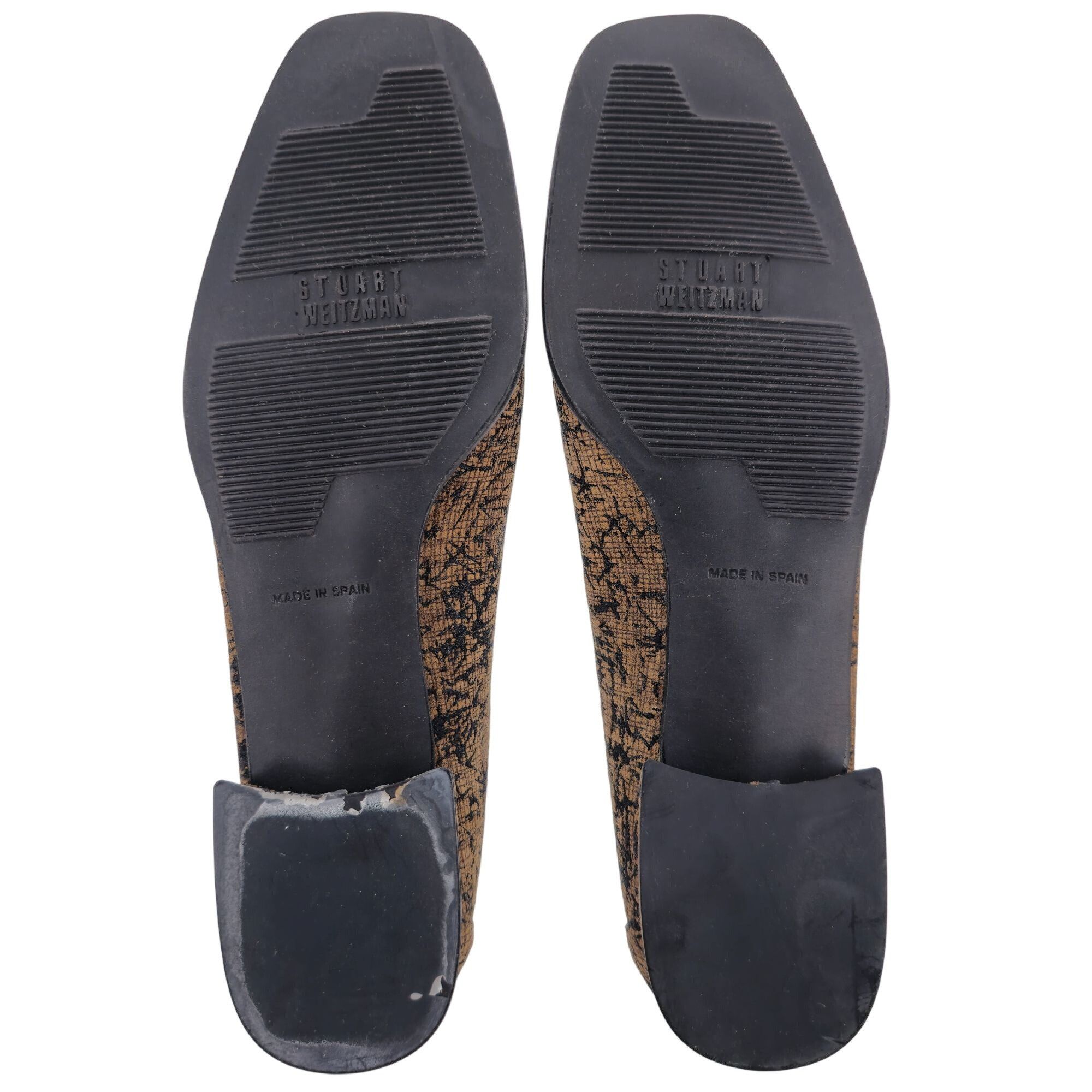 Stuart Weitzman Stuart Weitzman Women's 6.5AA Brown Black Tweed Dress Shoes Size US 6.5 / IT 36.5 - 3 Thumbnail