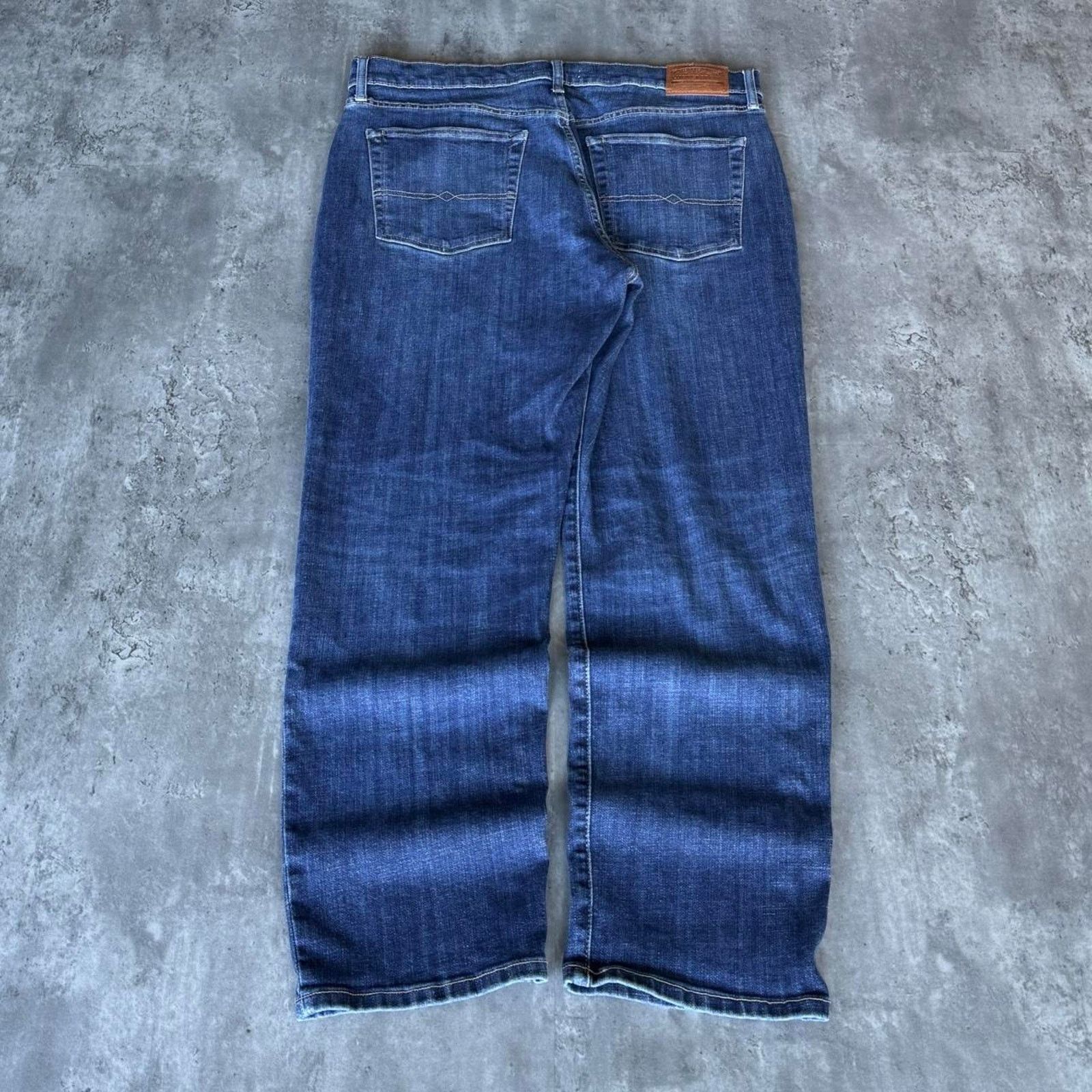 Japanese Brand × Lucky Brand Lucky Brand Embroidered Baggy Grunge Opium Denim Jeans Size US 38 / EU 54 - 1 Thumbnail