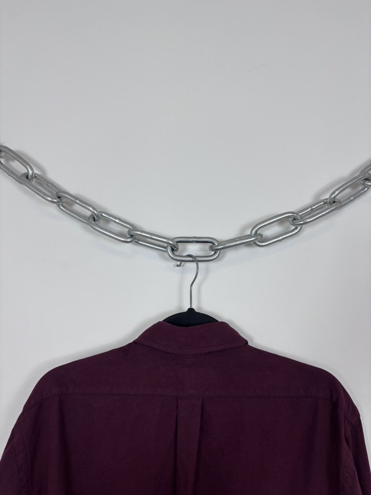 Ralph Lauren Ralph Lauren Men’s Slim Fit Burgundy Long Sleeve Shirt Size US XL / EU 56 / 4 - 16 Thumbnail