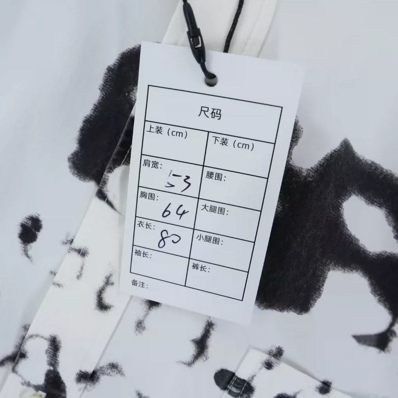 Balenciaga Balenciaga size 38 White Splatter Letter Shirt Size S / US 4 / IT 40 - 7 Thumbnail