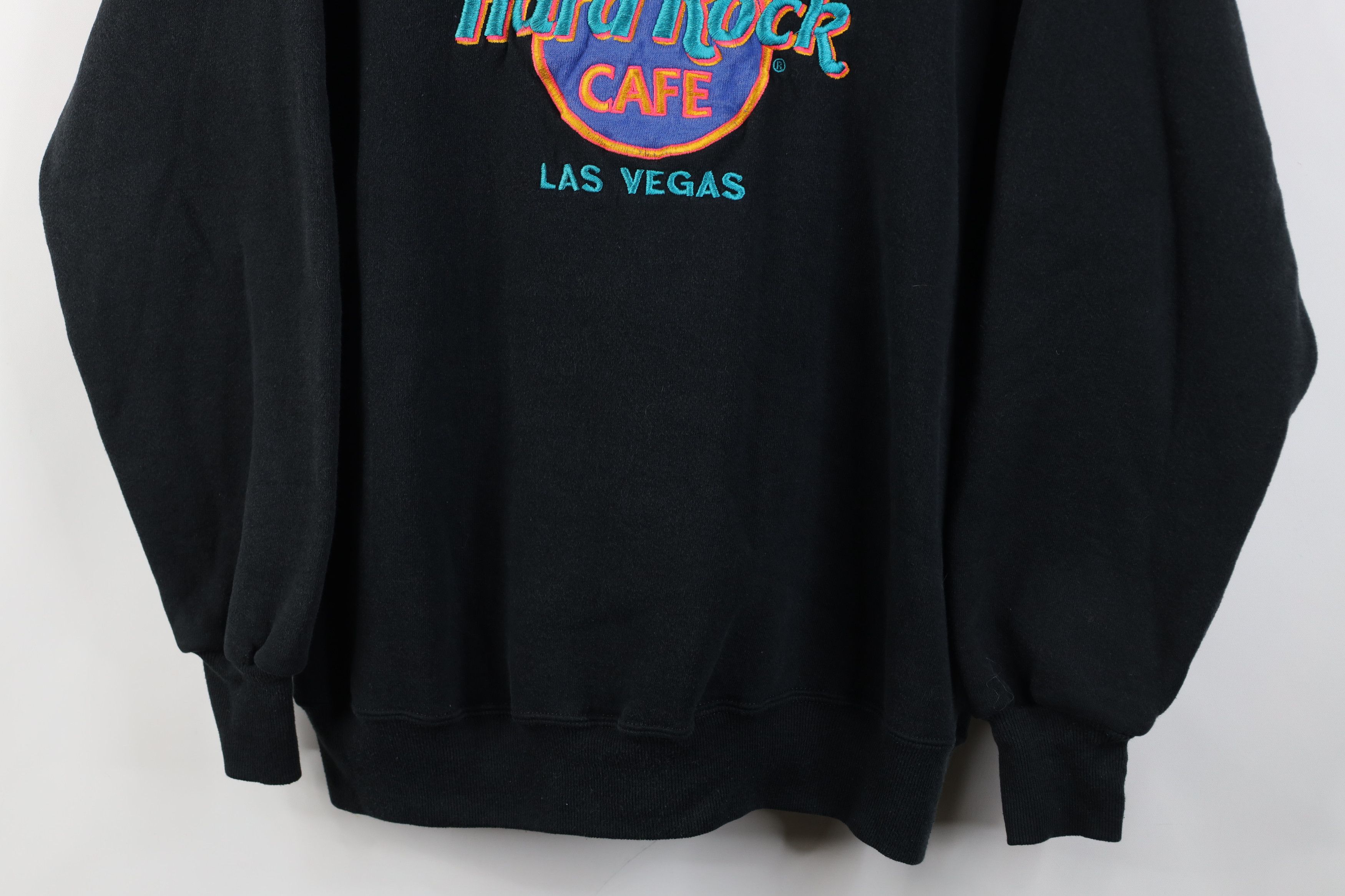 Hard Rock Cafe Vintage 90s Hard Rock Cafe Spell Las Vegas Sweatshirt USA Size L / US 10 / IT 46 - 3 Thumbnail