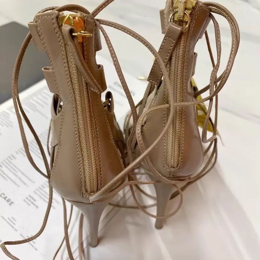 Aquazzura Aquazzura Strappy Heels 35.5 Pre-Owned Size US 5 / IT 35 - 3 Thumbnail