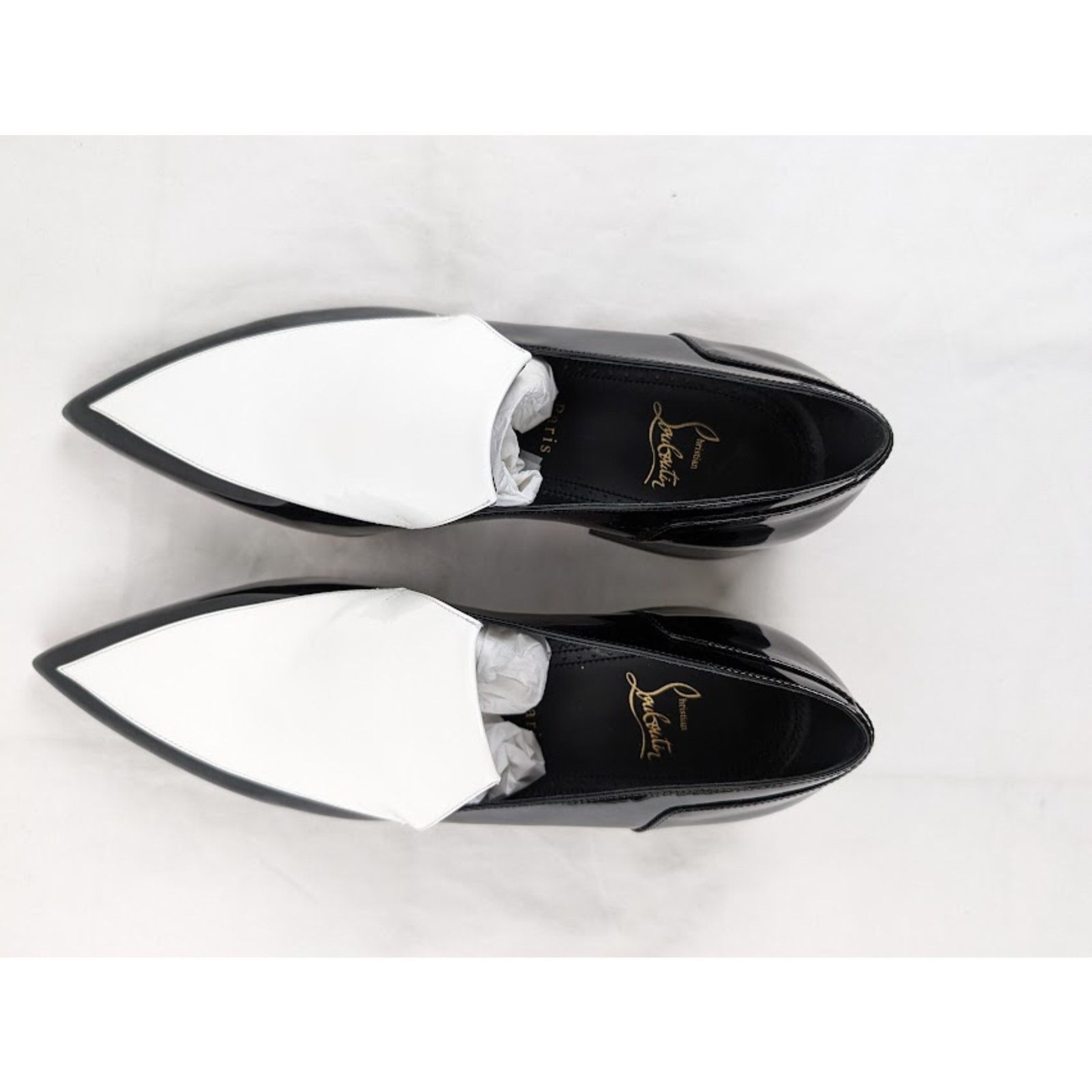 Christian Louboutin o1rshd1 Aiglon 30 Shoes in White / Black Size US 9.5 / EU 42-43 - 14 Thumbnail