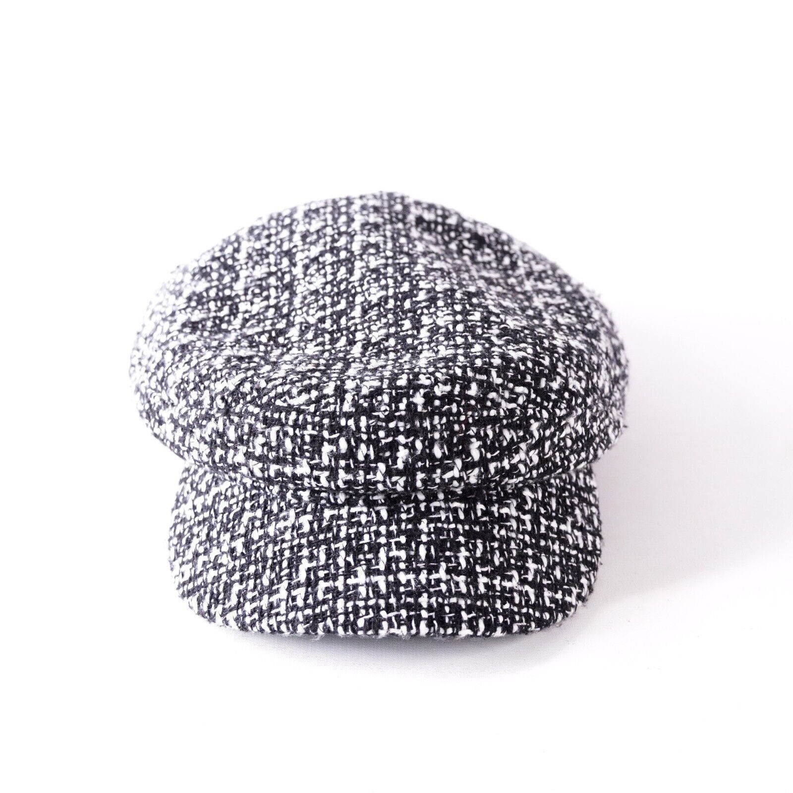 Other Mixit Knitted Crosshatch Checker Breton Hat Golf Cap Beret Size ONE SIZE - 2 Thumbnail