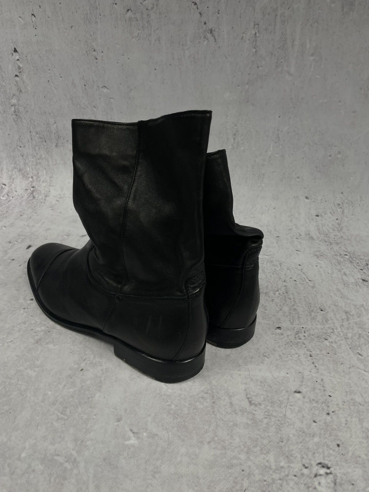 Vintage Vintage Belstaff London Black Leather Boots Size US 8 / EU 41 - 3 Thumbnail