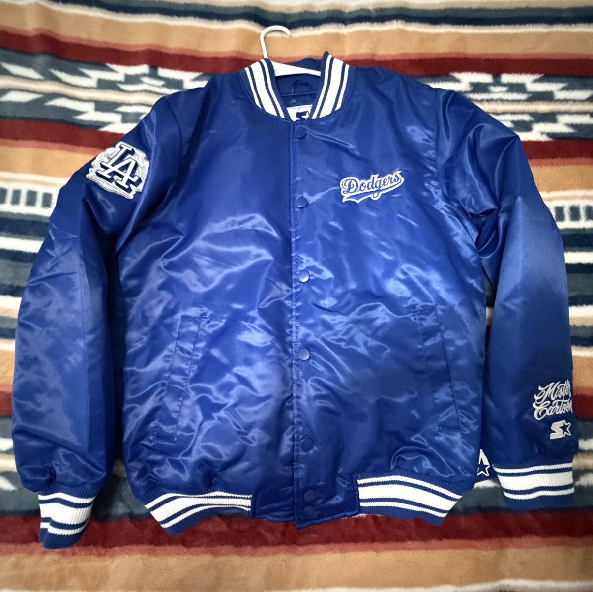 Mister Cartoon LA DODGERS X MISTER CARTOON X STARTER JACKET Size US M / EU 48-50 / 2 - 2 Thumbnail