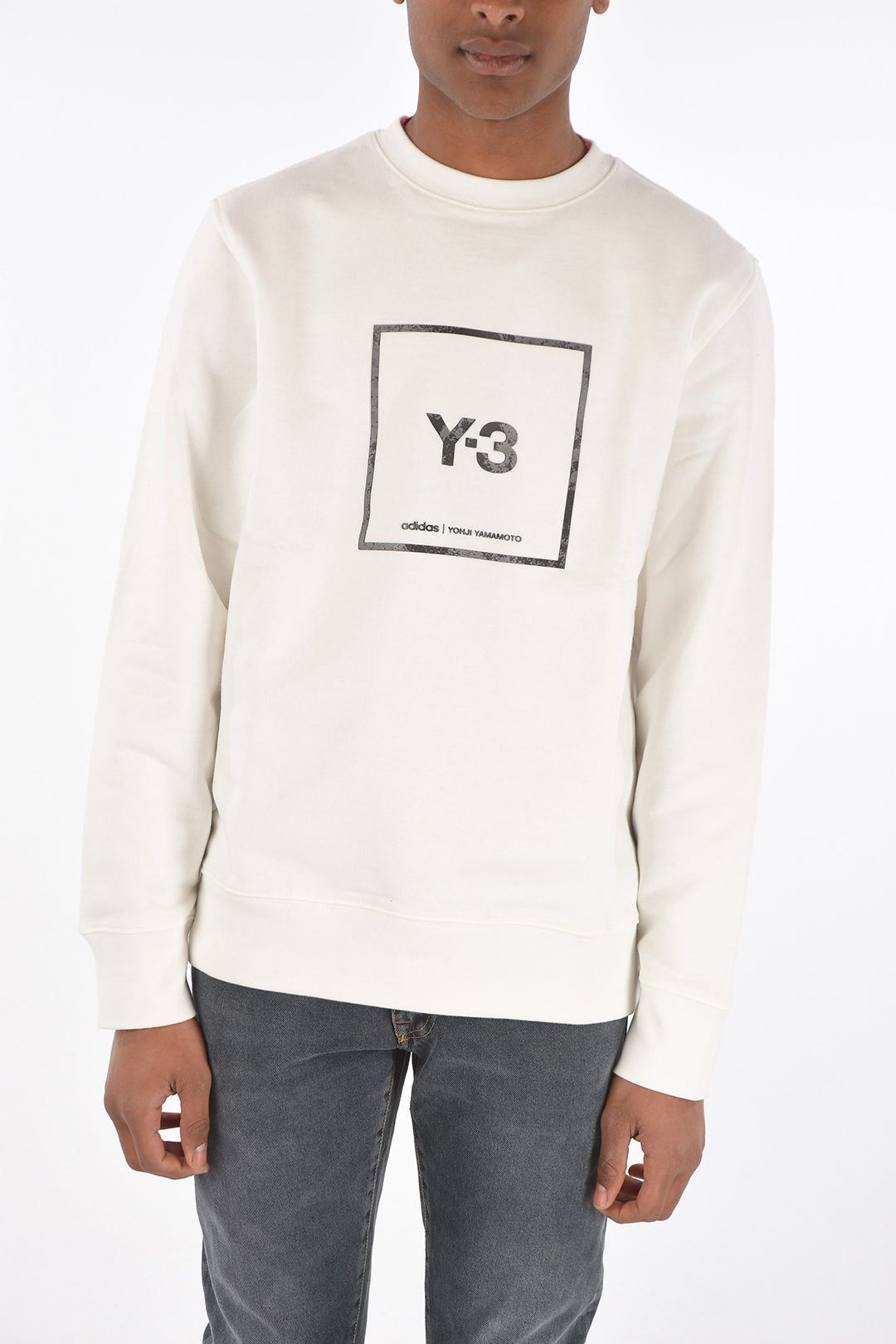 Y-3 Adidas x Yohji Yamamoto - Reflective Square Logo Sweater Size US M / EU 48-50 / 2 - 13 Thumbnail