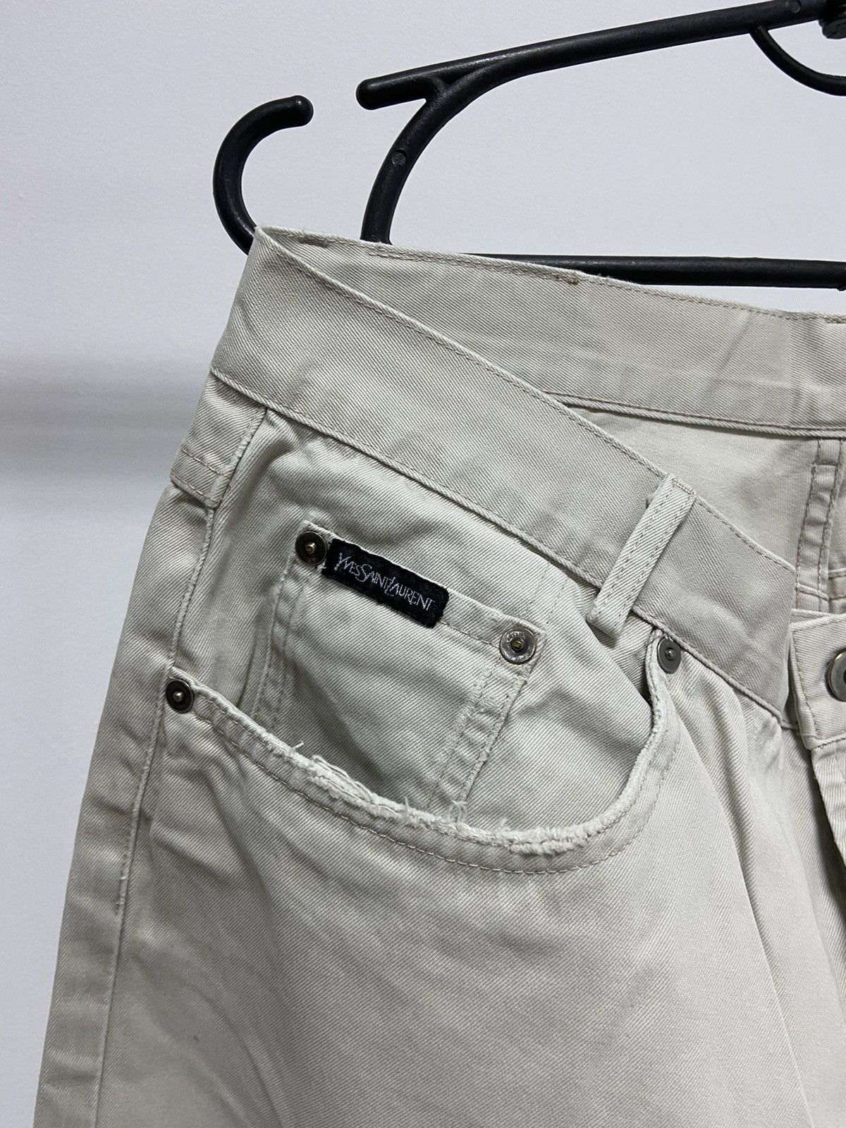 Other Yves Saint Laurent Vintage jeans Pants Y Big Logo Y2K Size US 34 / EU 50 - 7 Thumbnail