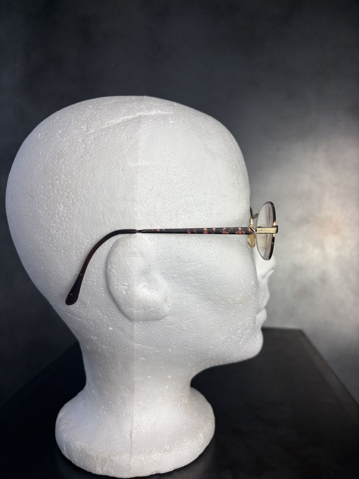 Valentino × Vintage 1980s Vintage Valentino Frames Eyeglasses V395 Oval Rounded Size ONE SIZE - 6 Thumbnail