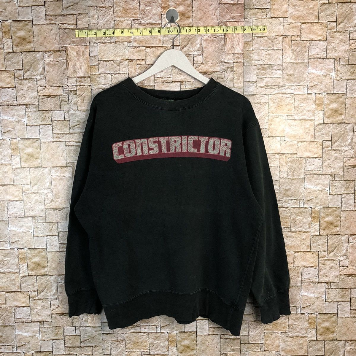 Japanese Brand Constrictor Dark Blue Sweatshirt #A307 Size US M / EU 48-50 / 2 - 1 Thumbnail