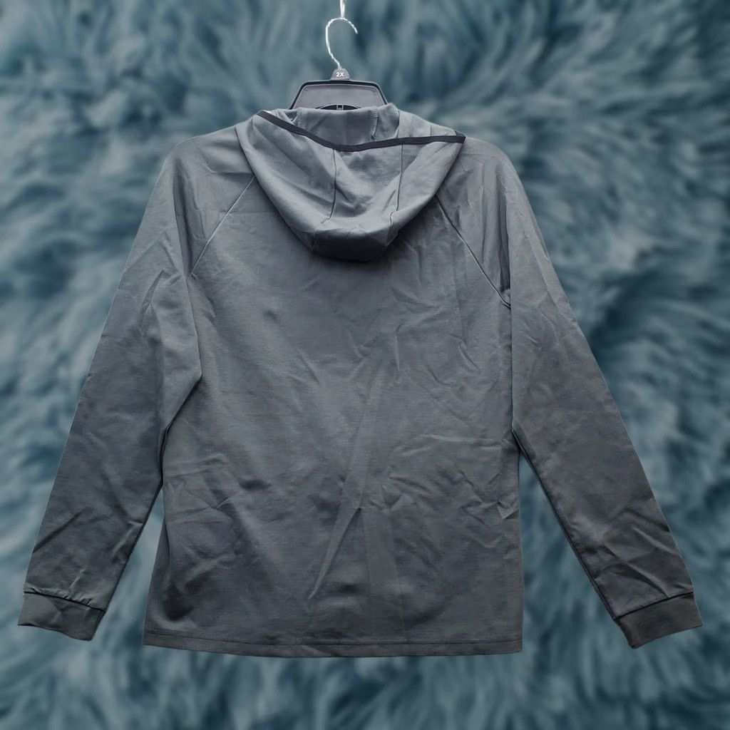 Vintage Member's Mark Mens Hoodie S Gray Rayon Luxe Full Zip Hooded Regular Size: S Size US S / EU 44-46 / 1 - 1 Thumbnail