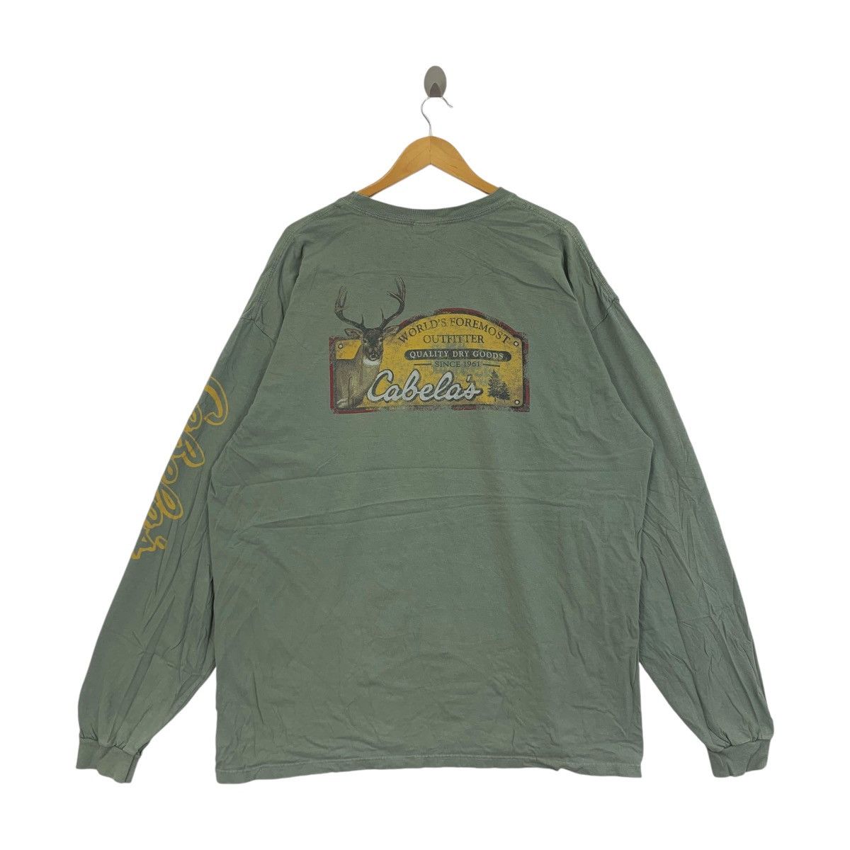 Anvil Vintage CABELA’S WORLD FOREMOST Outfitter Tee Shirt Size US XXL / EU 58 / 5 - 4 Thumbnail