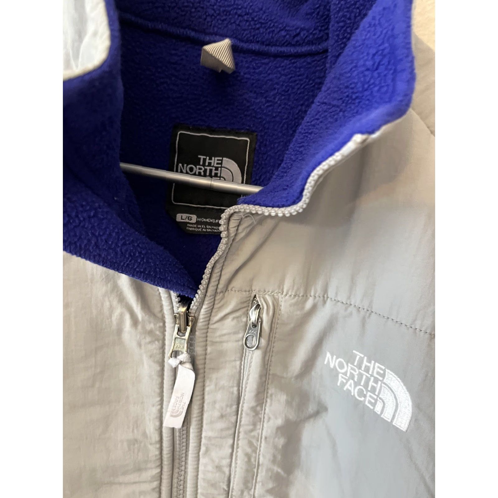 The North Face The North Face Women's Fleece Full Zip Jacket L Blue Solid All Seasons Zip Pockets Winter Fall Spring Mens Womens Boys Girls Size L / US 10 / IT 46 - 3 Thumbnail