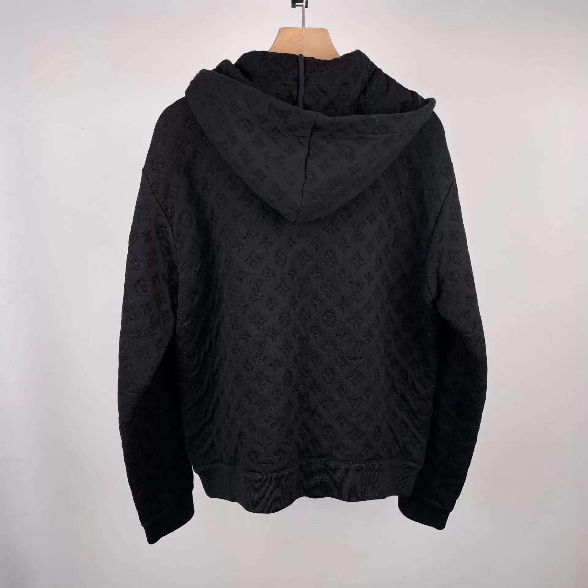 Louis Vuitton LV Cotton All Over Print Black Hoodie Size US S / EU 44-46 / 1 - 2 Thumbnail