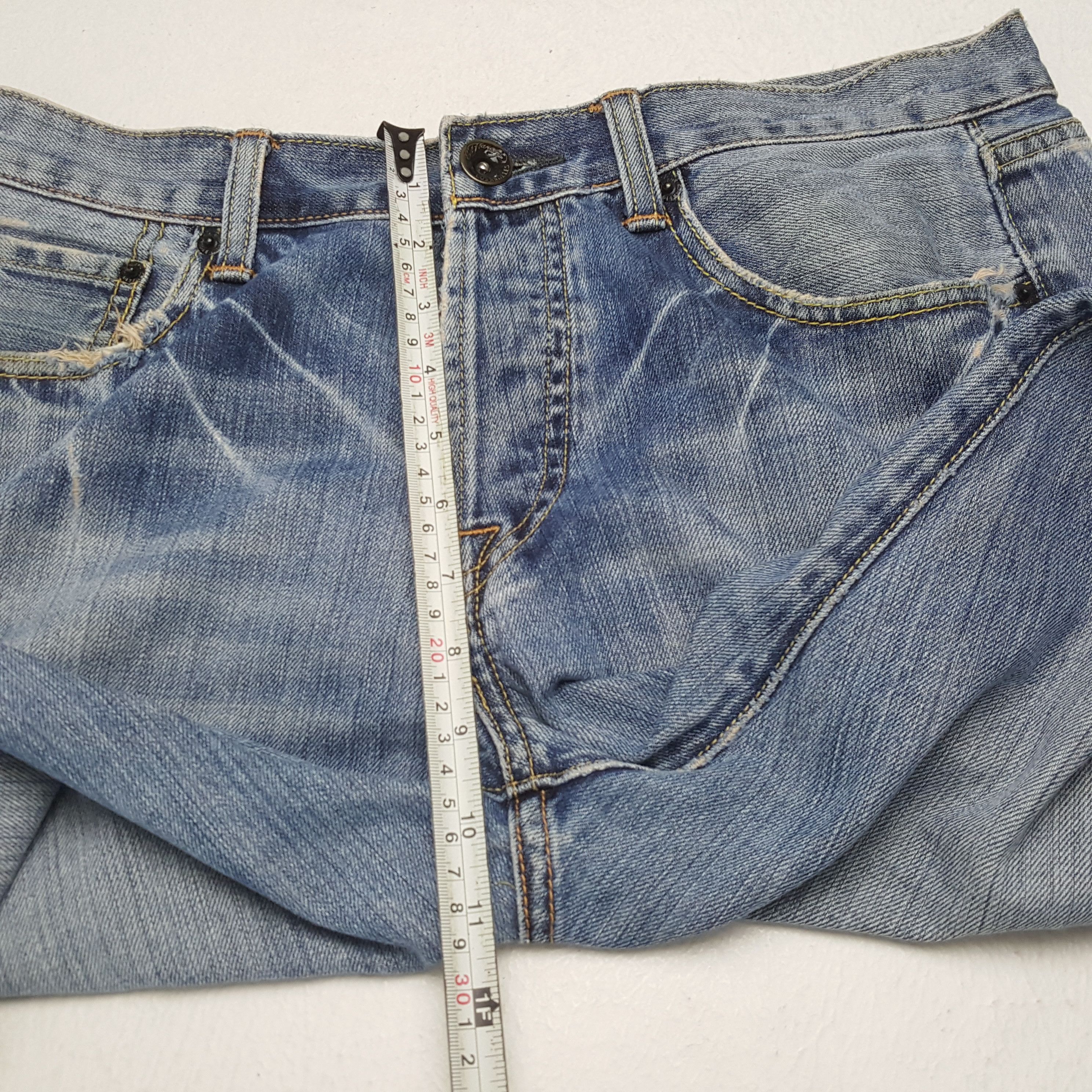 Christian Audigier × Ed Hardy × Vintage ED HARDY Designer Brand Fashion Style Custom Art Jeans Size US 32 / EU 48 - 8 Thumbnail