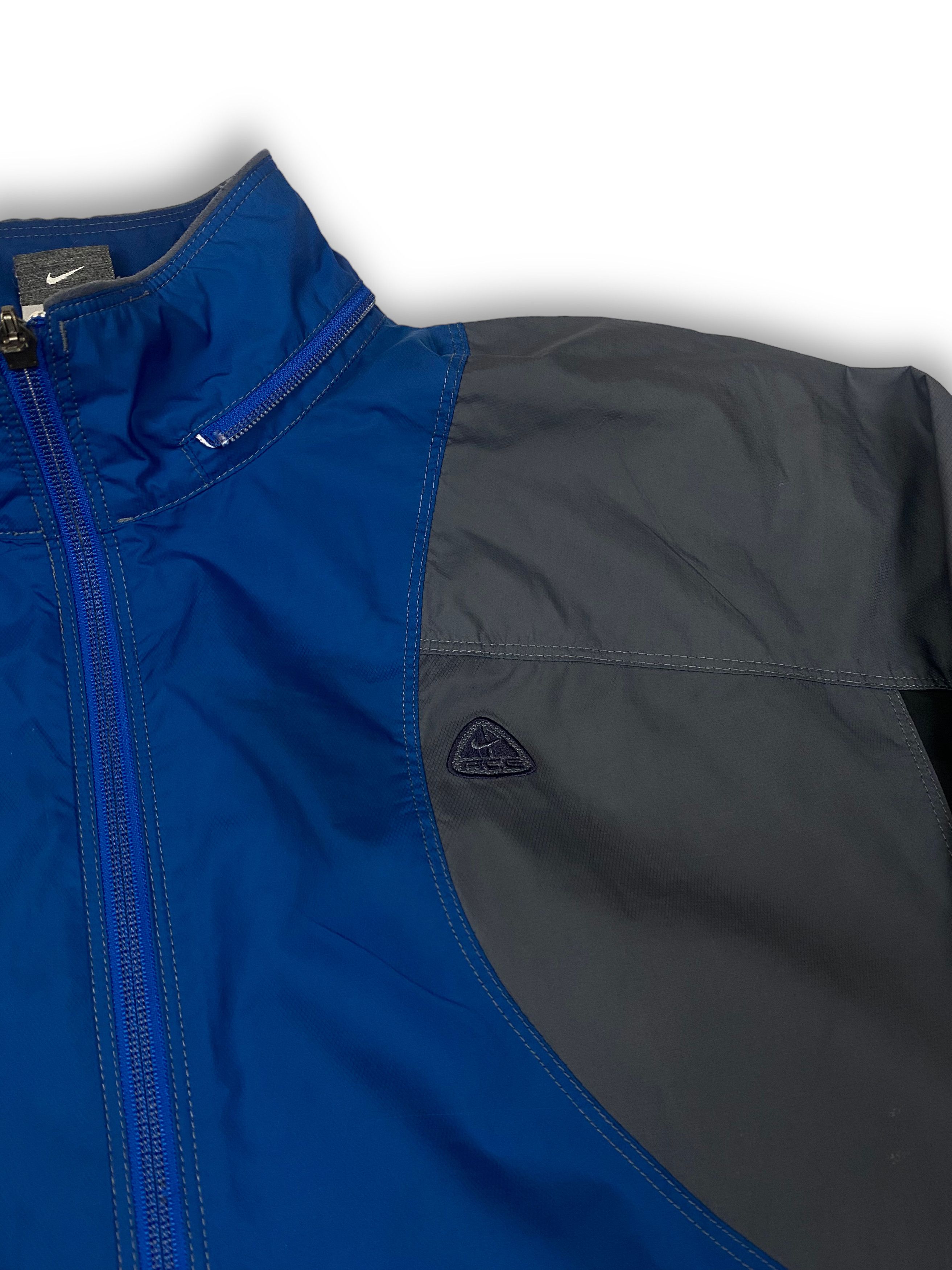 Nike ACG Vintage NIKE ACG Grey Blue Windbreaker Jacket Y2k M547 Size US L / EU 52-54 / 3 - 5 Thumbnail