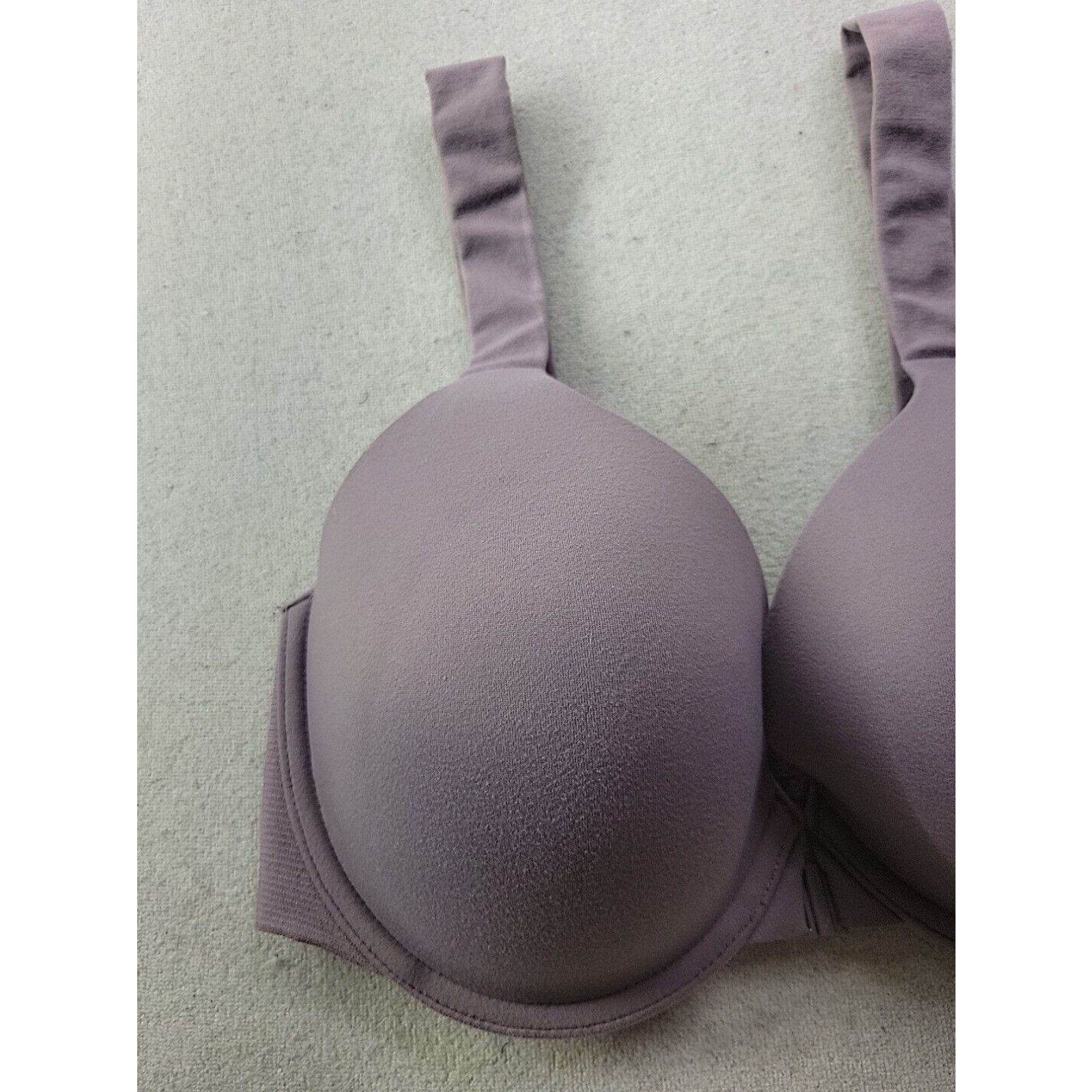 Spanx Spanx 34DD BRA-LLELUJAH Bra Front Closure Comfort Mauve Purple Underwired Lined Size ONE SIZE - 2 Preview