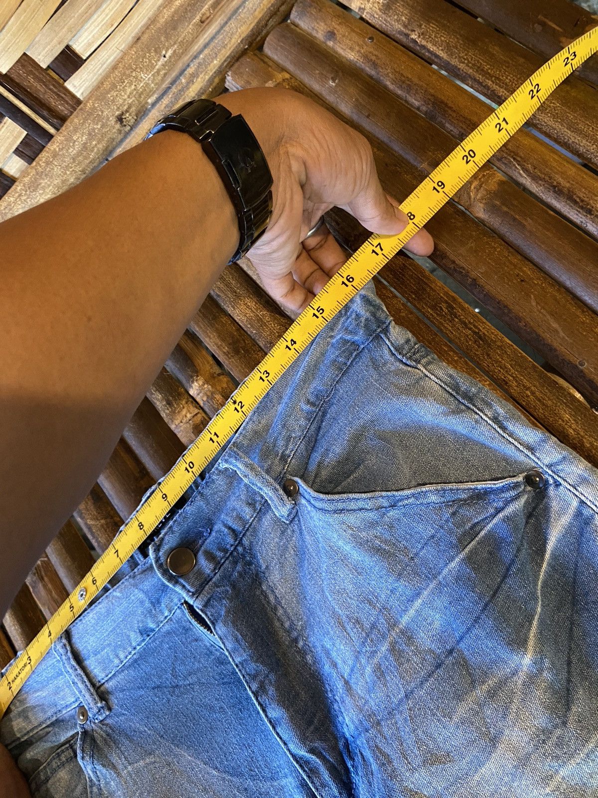 If Six Was Nine × Japanese Brand SUREVE BIKERS DENIM PANTS Size 30" / US 8 / IT 44 - 11 Thumbnail