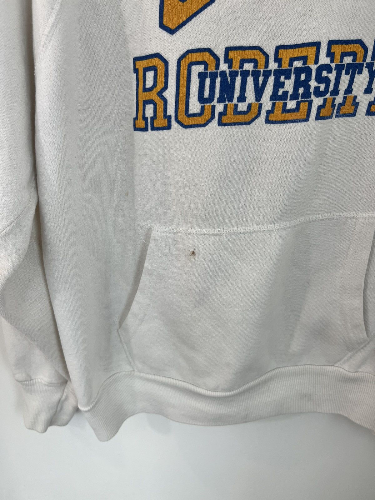 Vintage ORAL UNIVERSITY Distressed College Sex Joke Hoodie Size US M / EU 48-50 / 2 - 4 Thumbnail