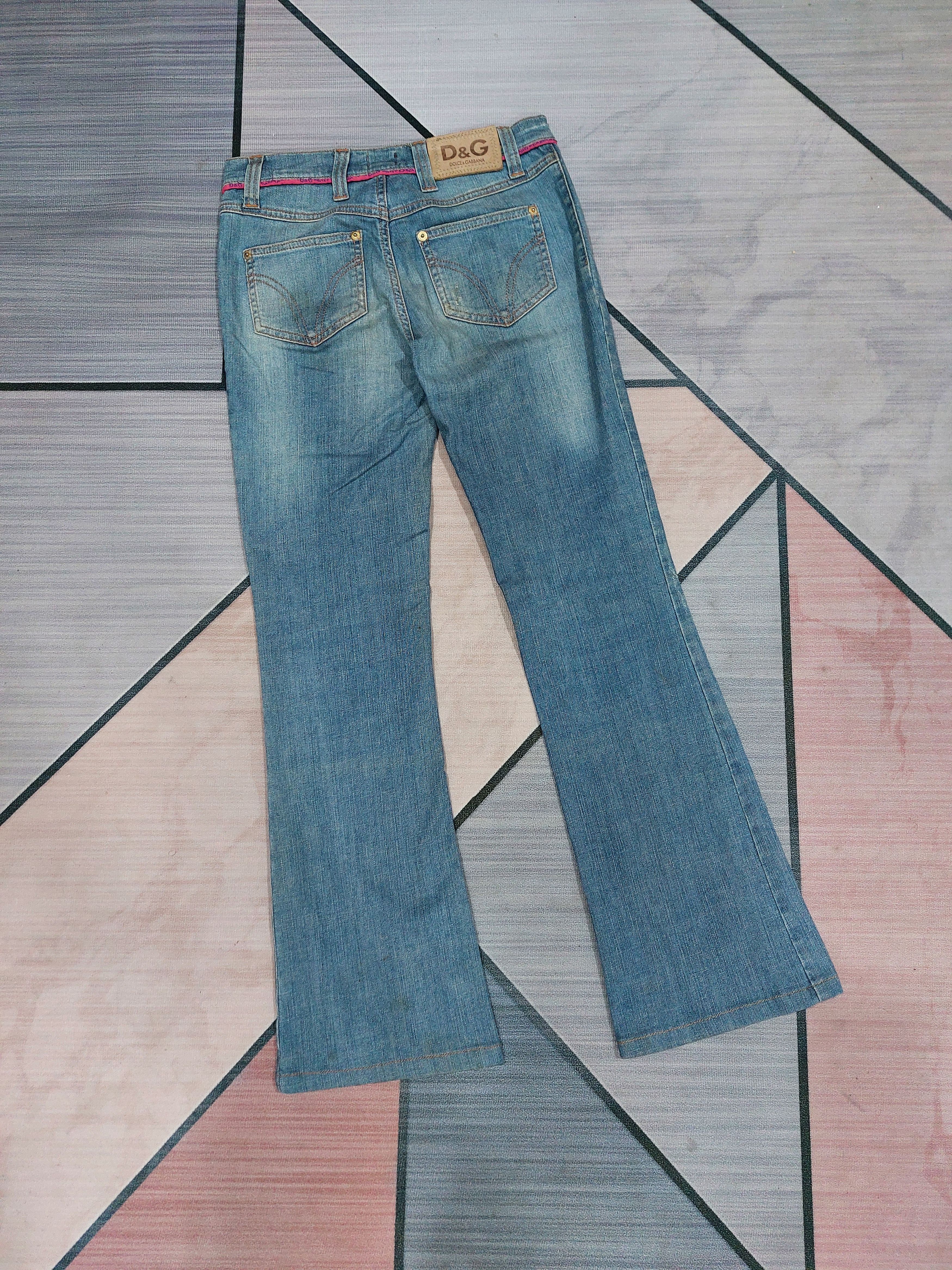 Dolce & Gabbana DOLCE & GABBANA FLARE Y2K JEANS Size 28" / US 6 / IT 42 - 11 Thumbnail