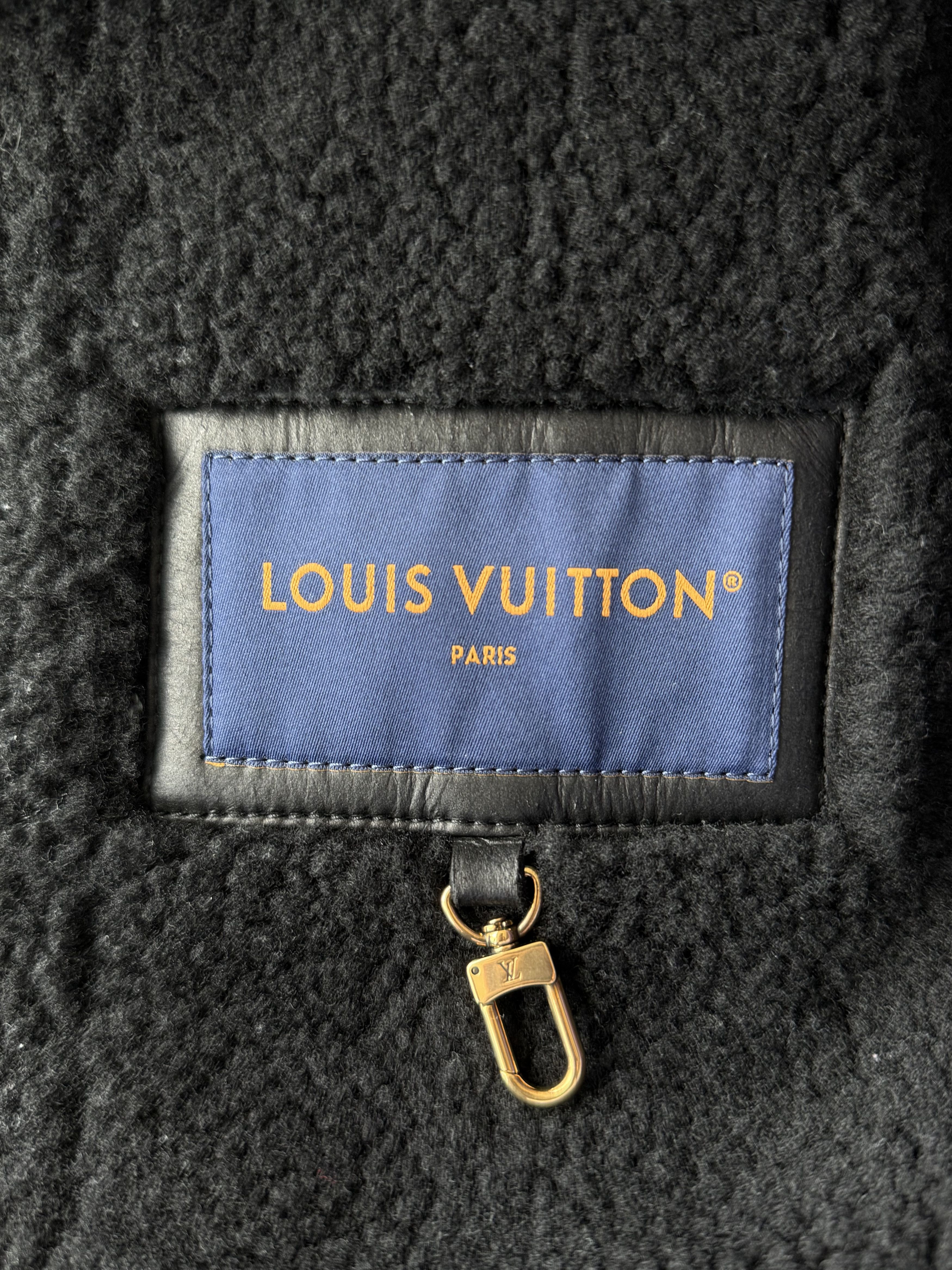 Louis Vuitton Louis Vuitton Black Monogram Shearling Jacket Size US S / EU 44-46 / 1 - 3 Thumbnail
