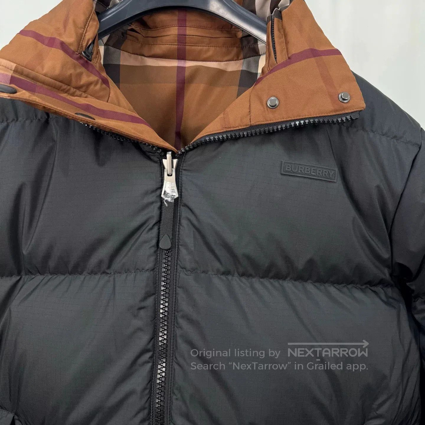 Burberry Burberry Birch Brown Check Reversible Down Jacket. Size US M / EU 48-50 / 2 - 5 Thumbnail