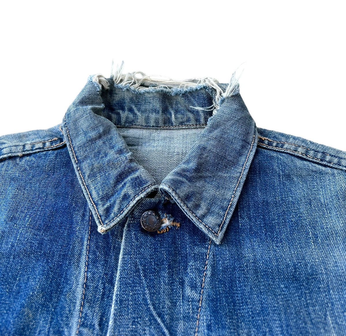 Sears Vintage 70s Sears selvedge rusty wash denim jacket Size US S / EU 44-46 / 1 - 2 Thumbnail