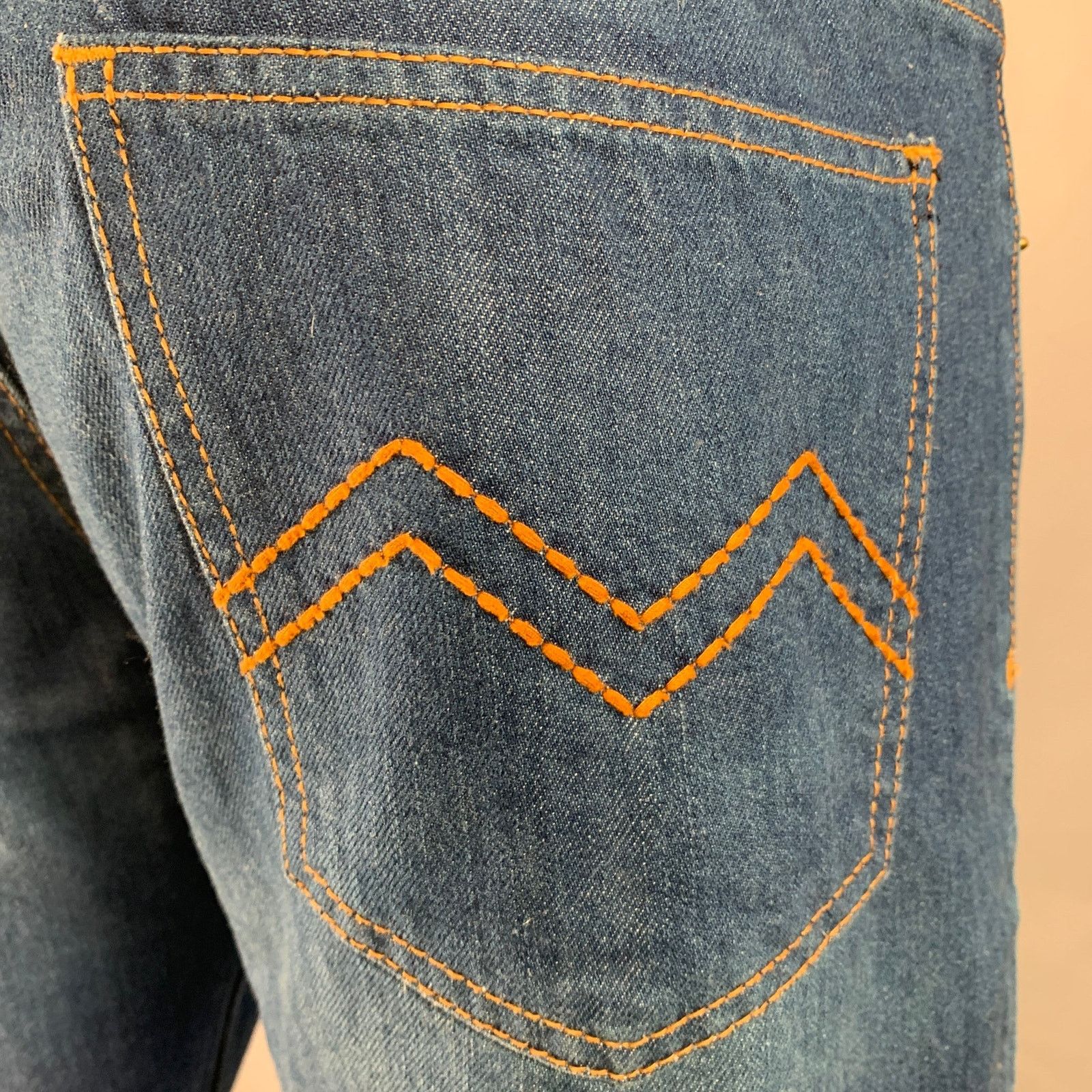 Missoni MISSONI Blue Contrast Cotton Straight Five Pockets Jeans Size US 39 - 3 Thumbnail